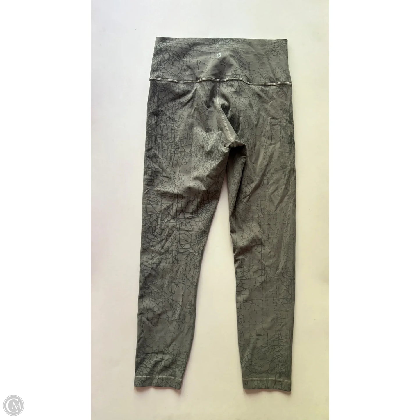 Athletic Leggings By Lululemon In Grey, Size: M