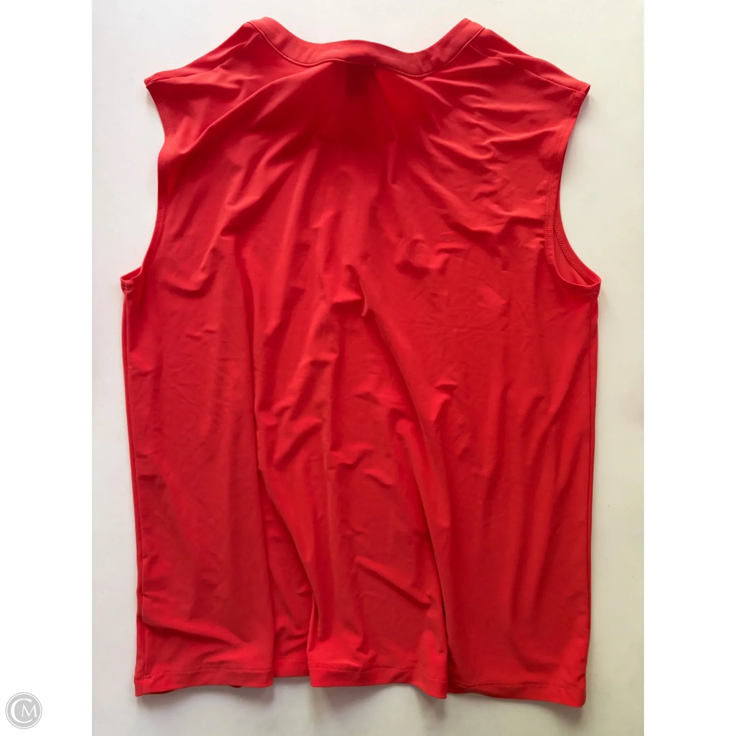 Blouse Sleeveless By Anne Klein In Orange, Size: 1x