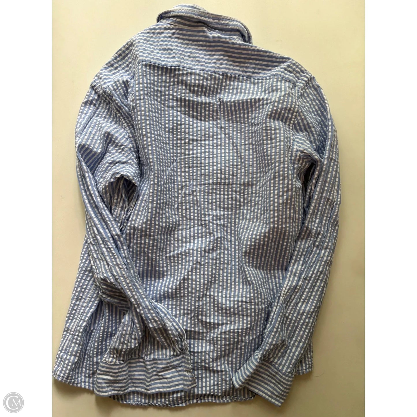 Top Long Sleeve Designer By Michael Kors In Striped Pattern, Size: S