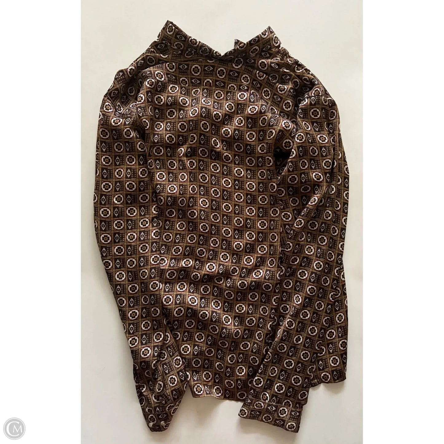 Blouse Long Sleeve By Urban Outfitters In Multi-colored, Size: Xl