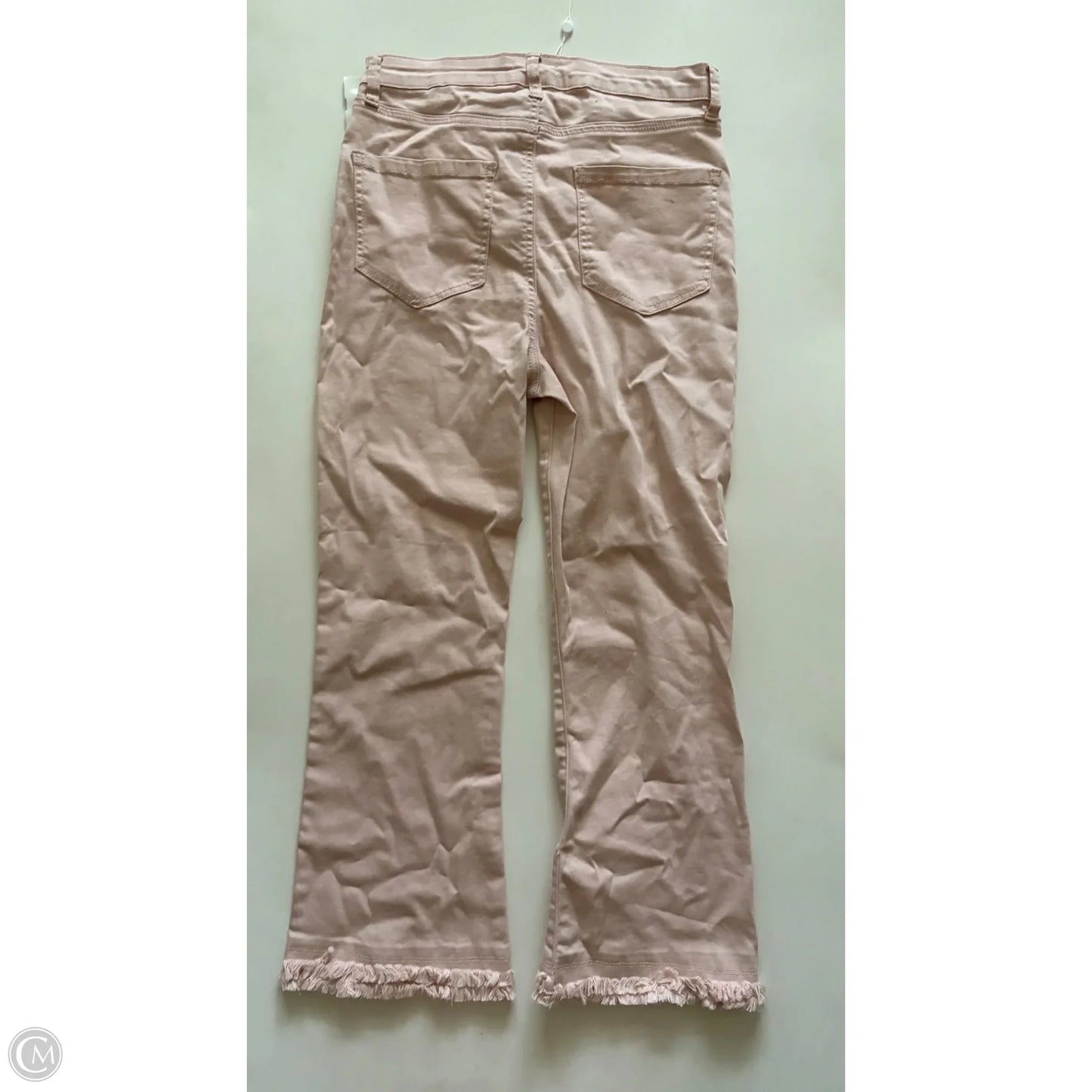 Jeans Wide Leg By Mudpie In Pink, Size: 8