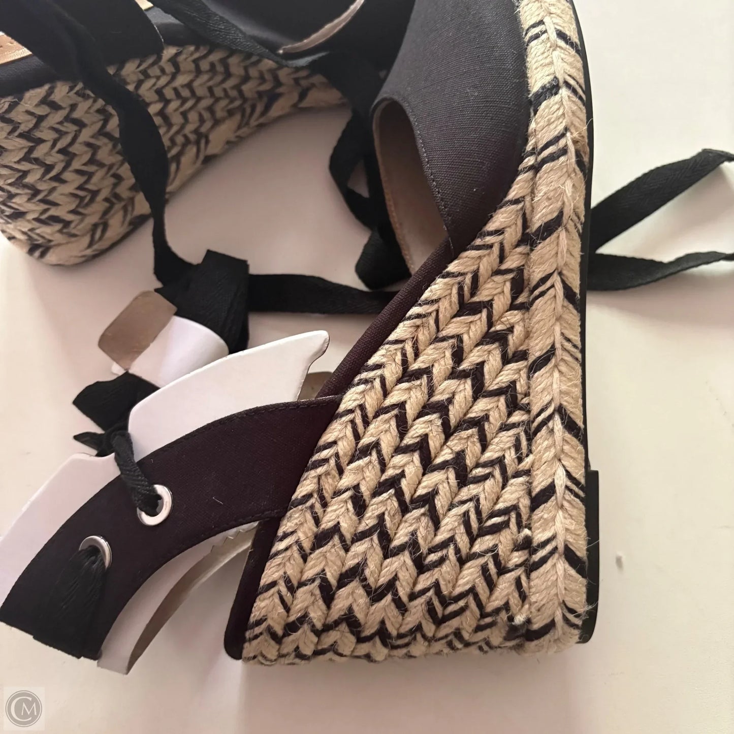 Shoes Heels Wedge By Nine West In Black, Size: 10