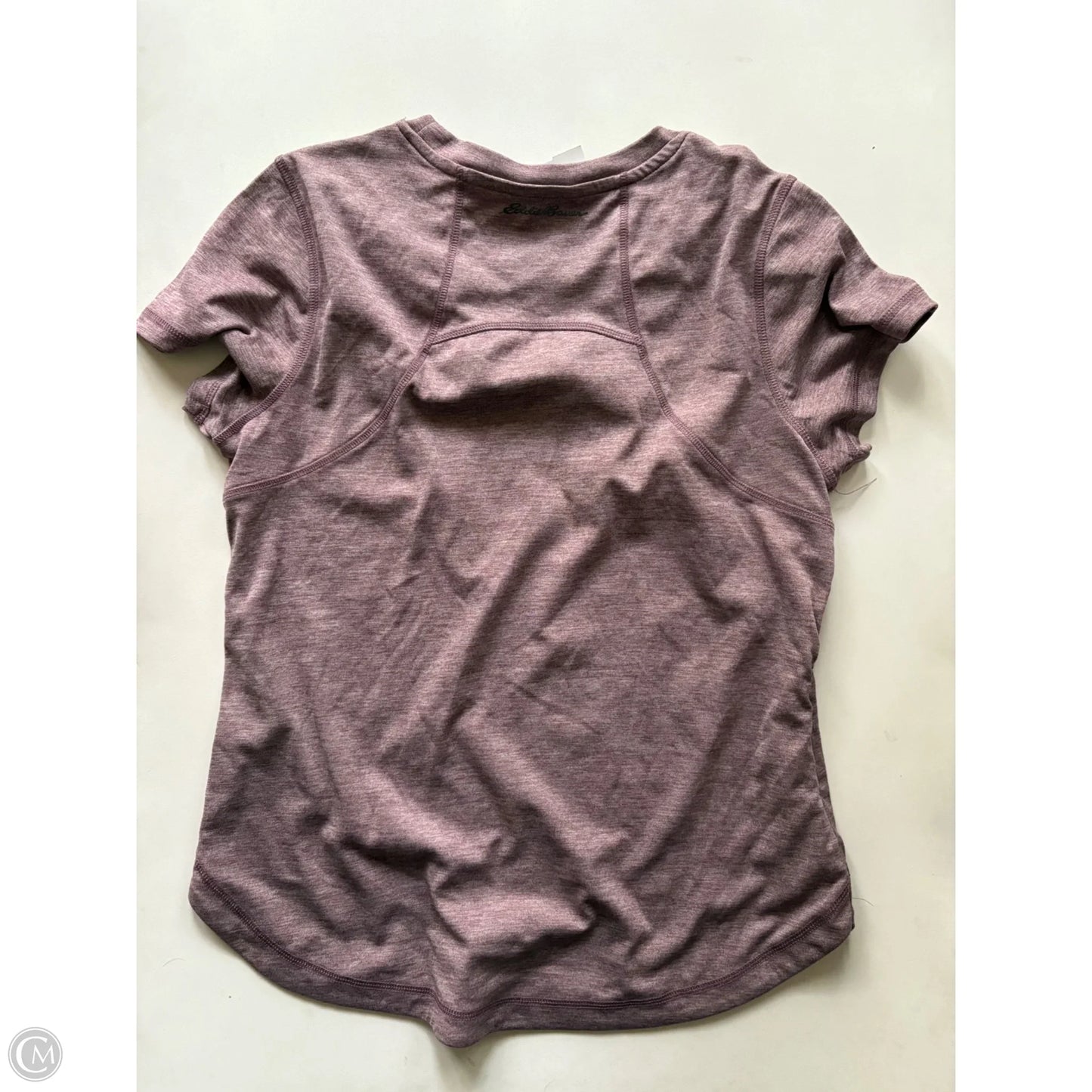 Athletic Top Short Sleeve By Eddie Bauer In Pink, Size: M