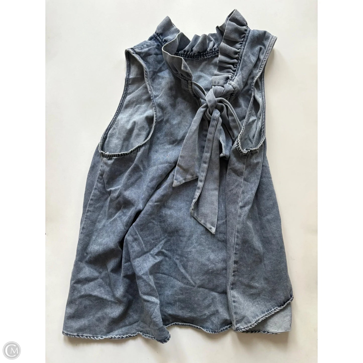 Top Sleeveless By Mazik In Blue, Size: Xl