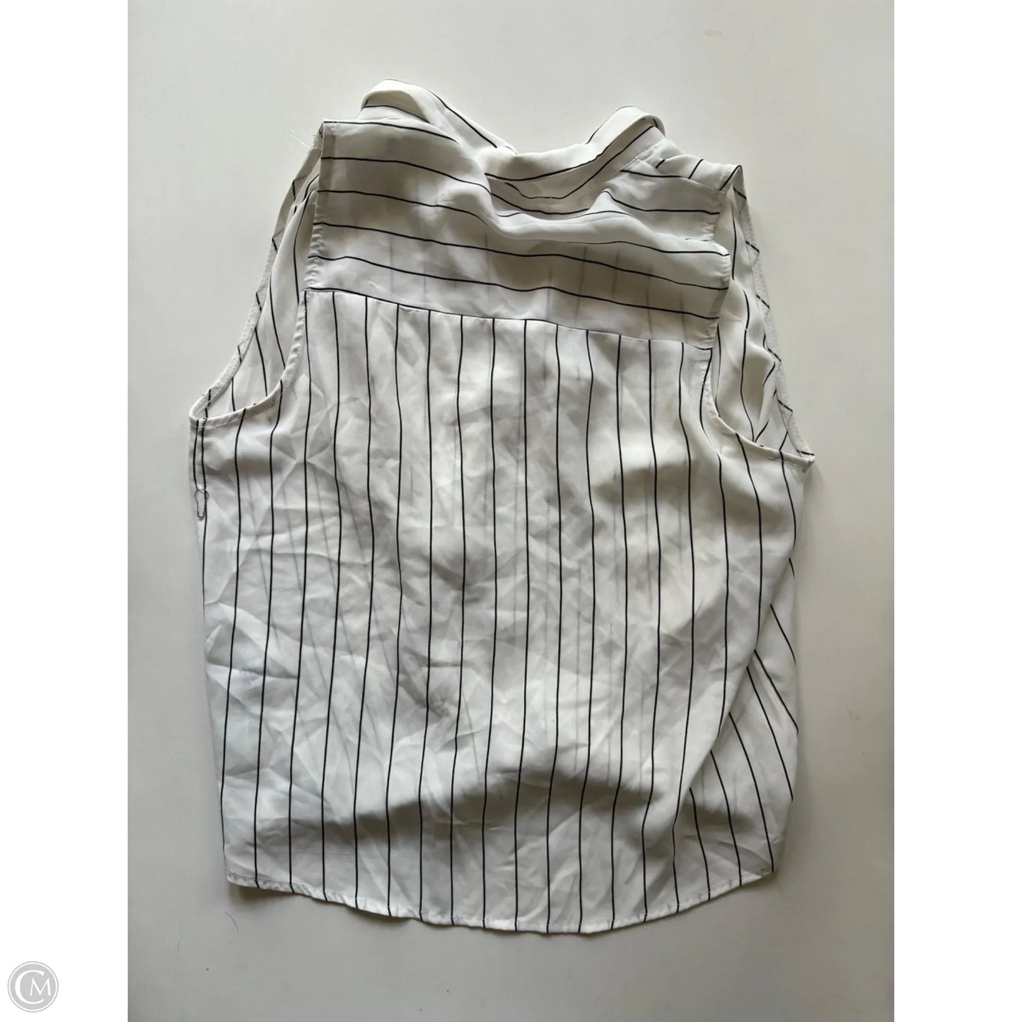 Blouse Sleeveless By Active Usa In Striped Pattern, Size: S
