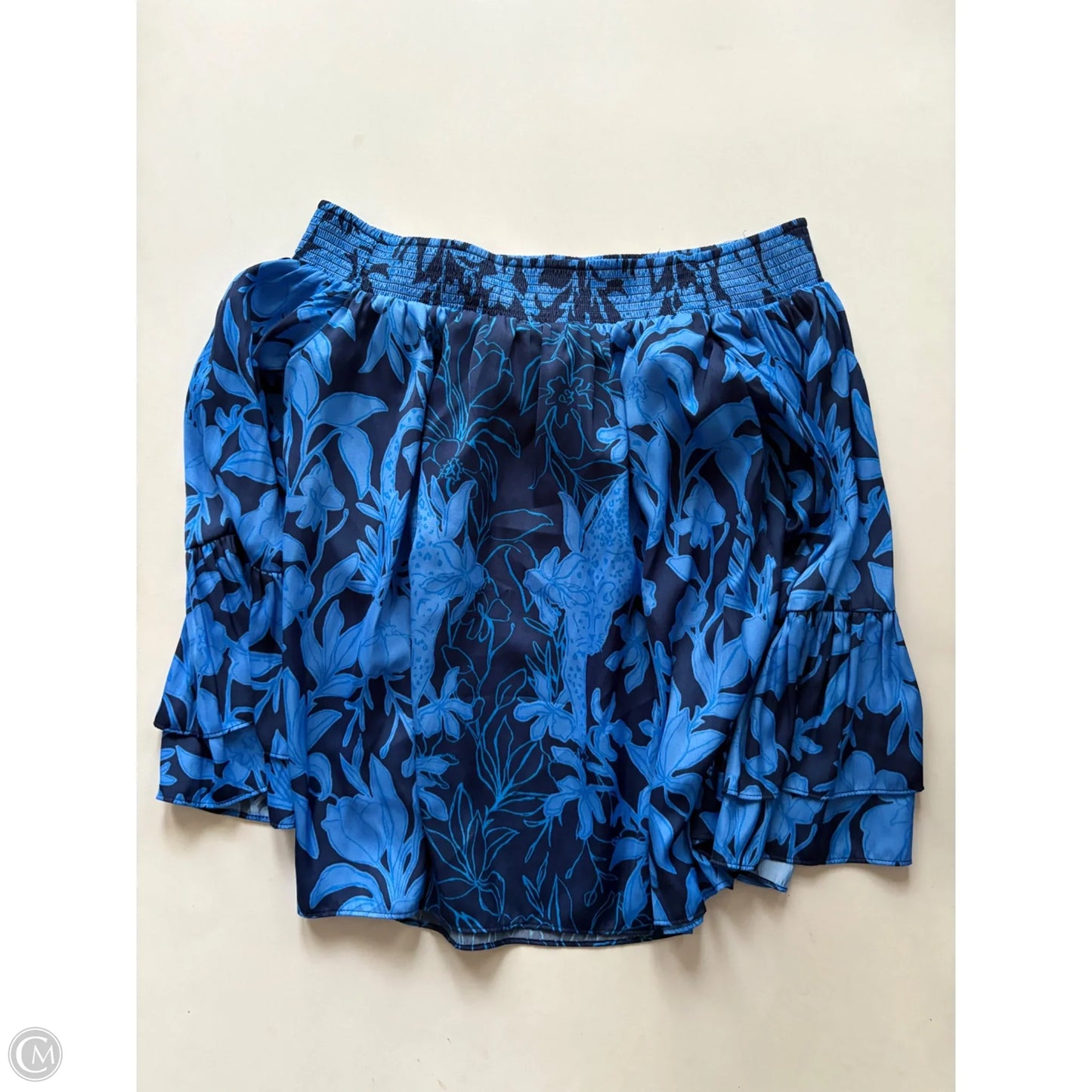 Blouse Designer By Lilly Pulitzer In Blue, Size: Xs