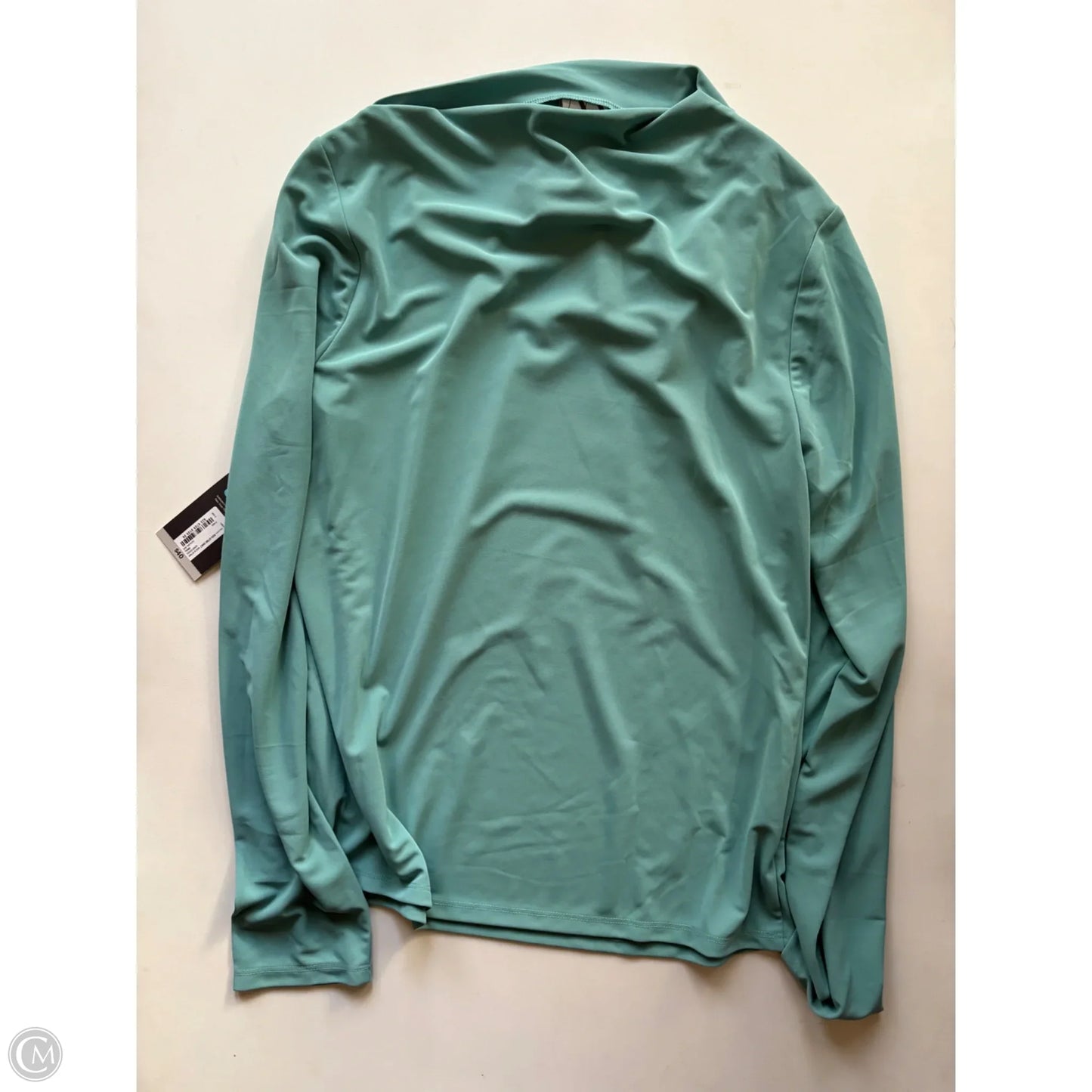 Blouse Long Sleeve By Worthington In Green, Size: S