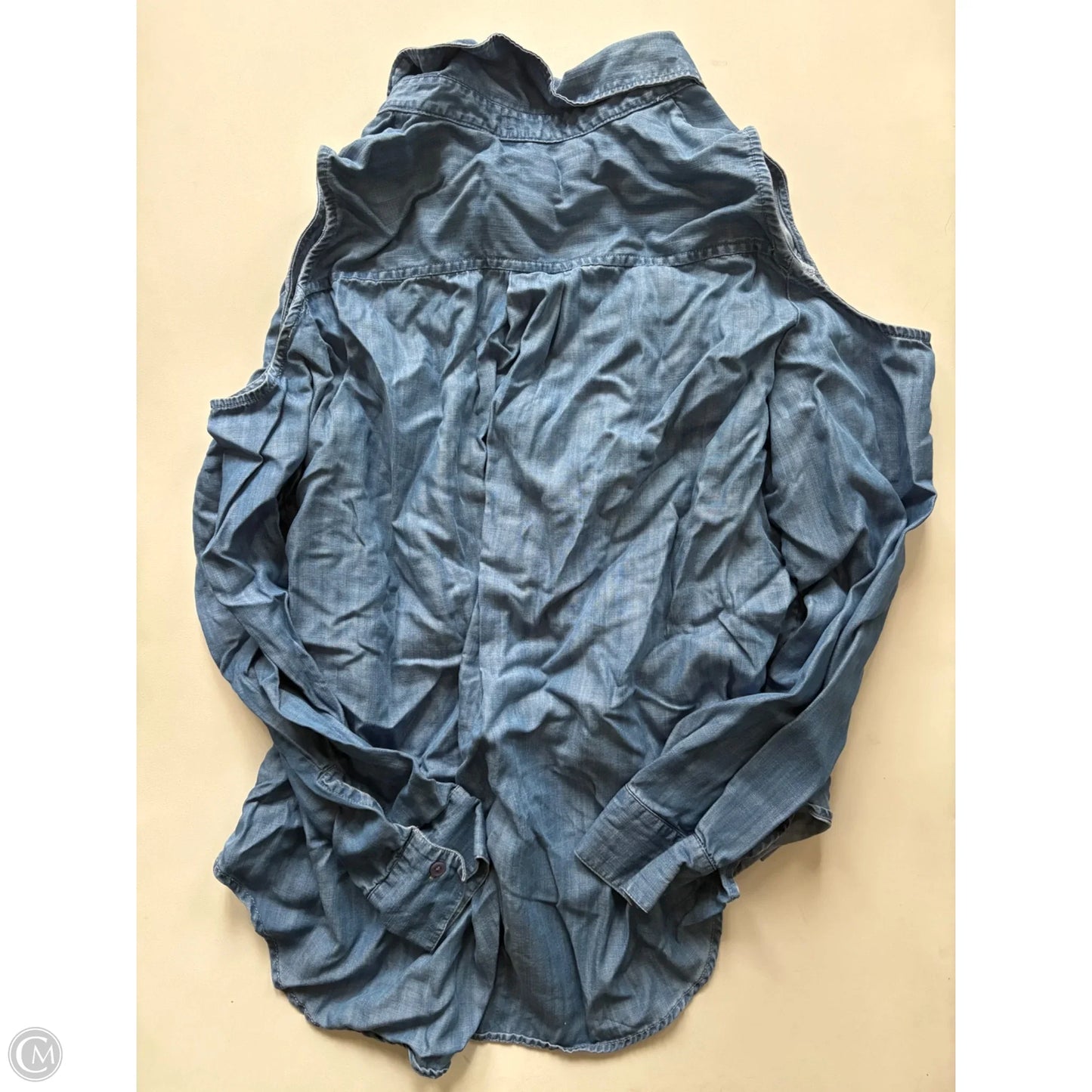 Top Long Sleeve By Crown And Ivy In Blue, Size: 2x