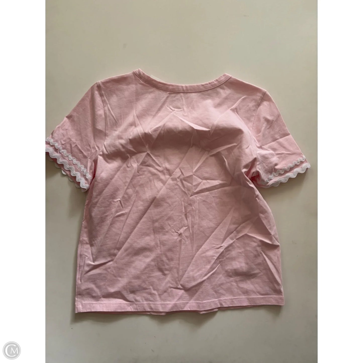 Top Short Sleeve Designer By Lilly Pulitzer In Pink, Size: Xs