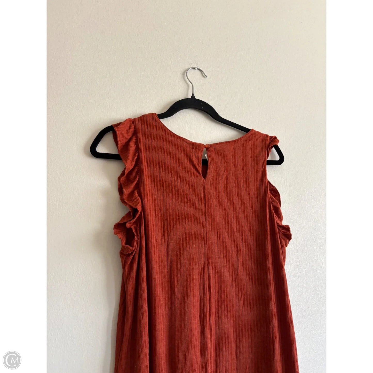 Dress Casual Maxi By Maurices In Orange, Size: Xl