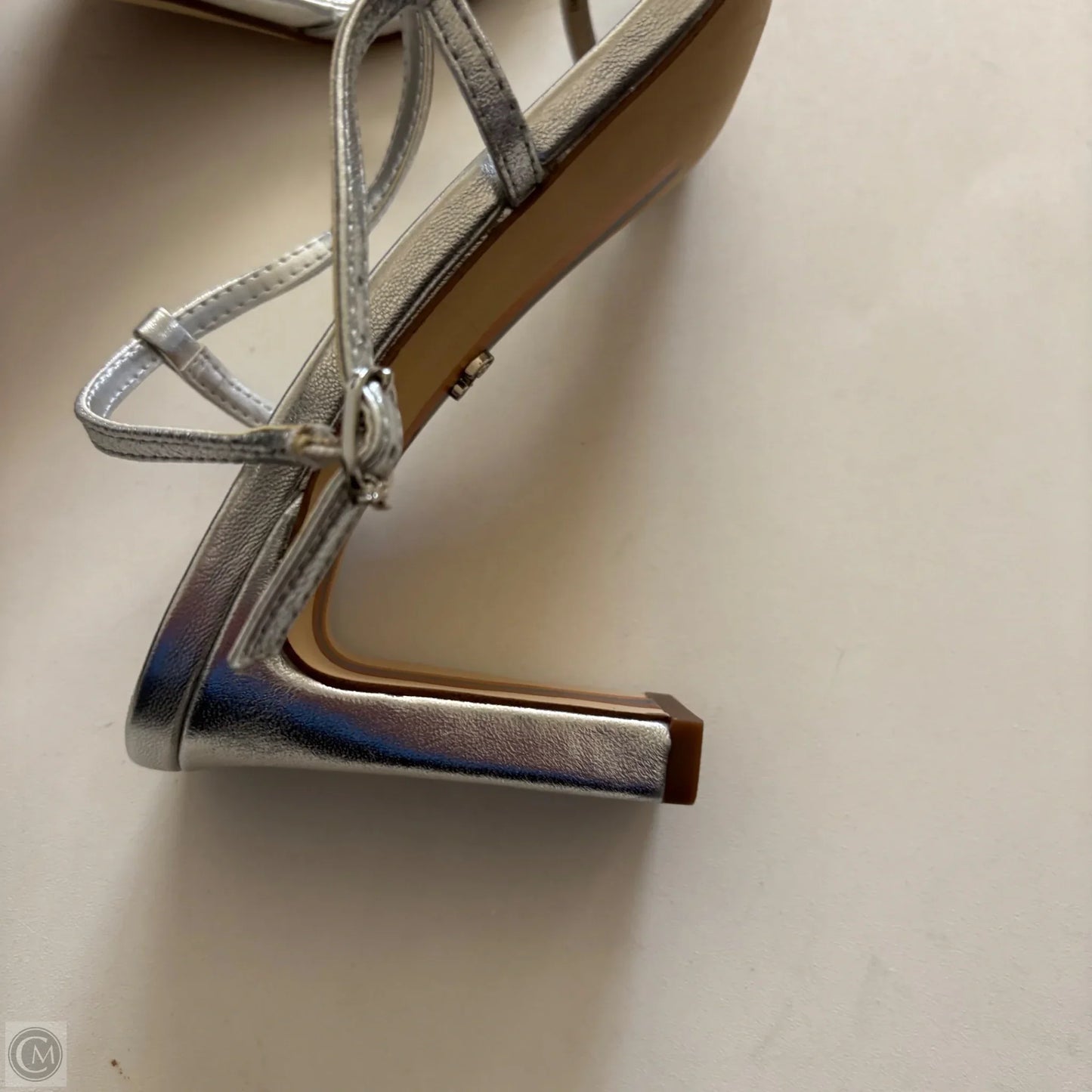 Shoes Heels Block By Sam Edelman In Silver, Size: 9.5