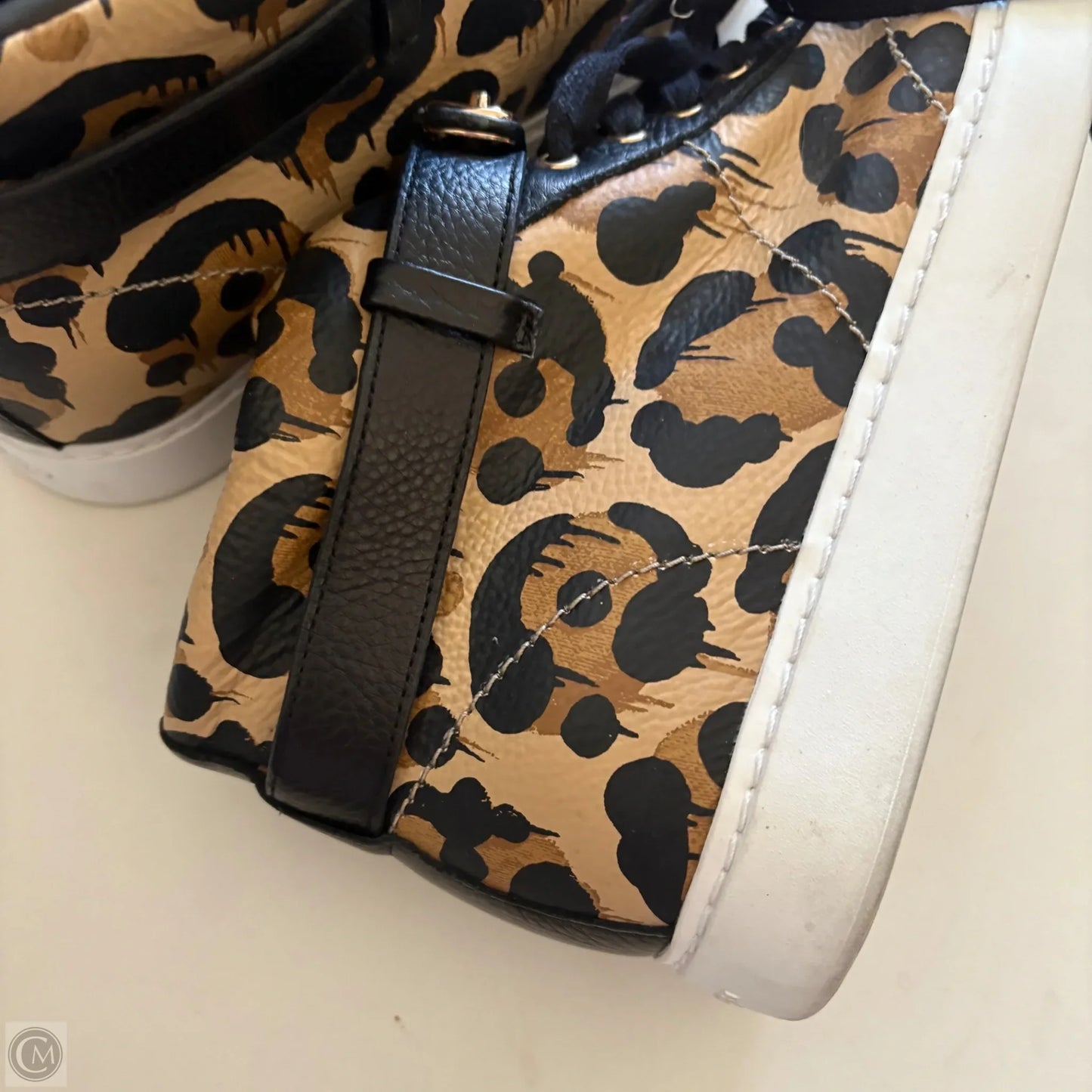 Shoes Designer By Coach In Animal Print, Size: 8.5