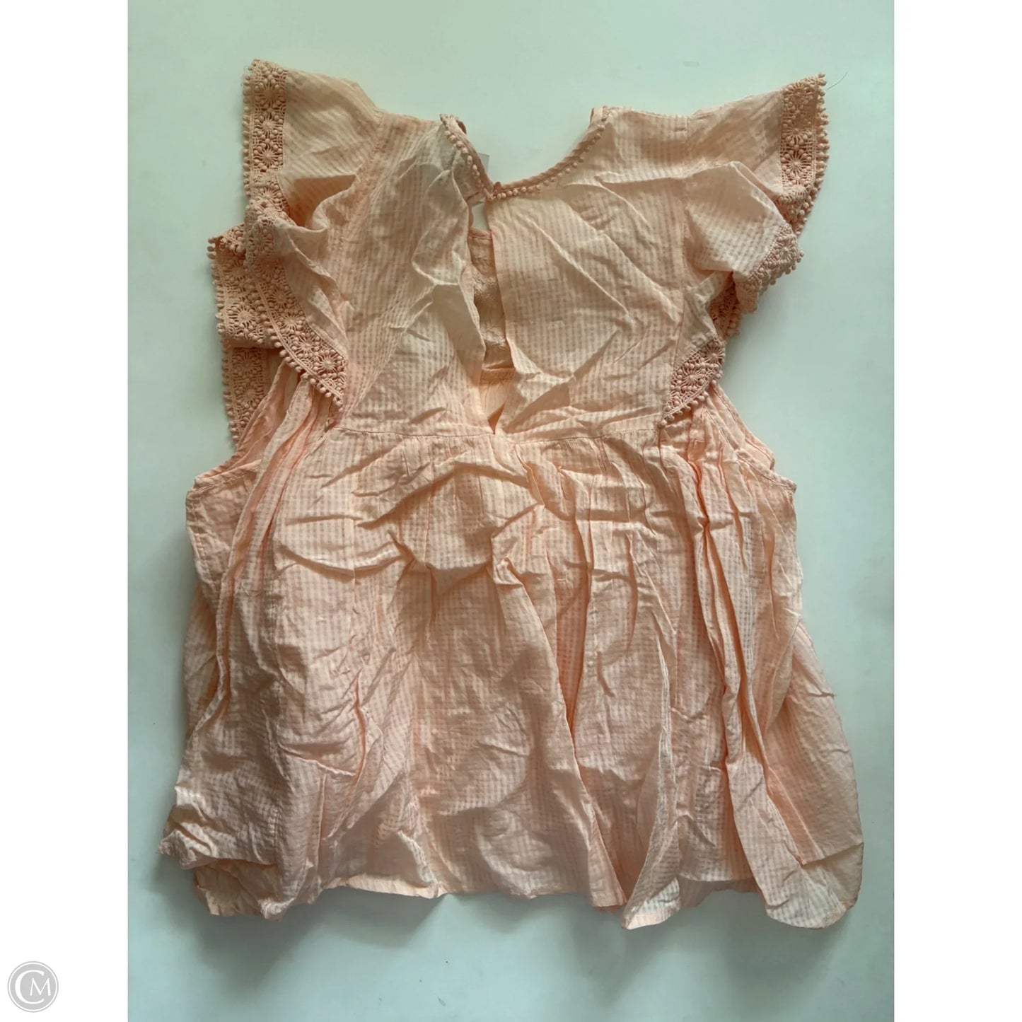 Top Sleeveless By Wonderly In Peach, Size: L