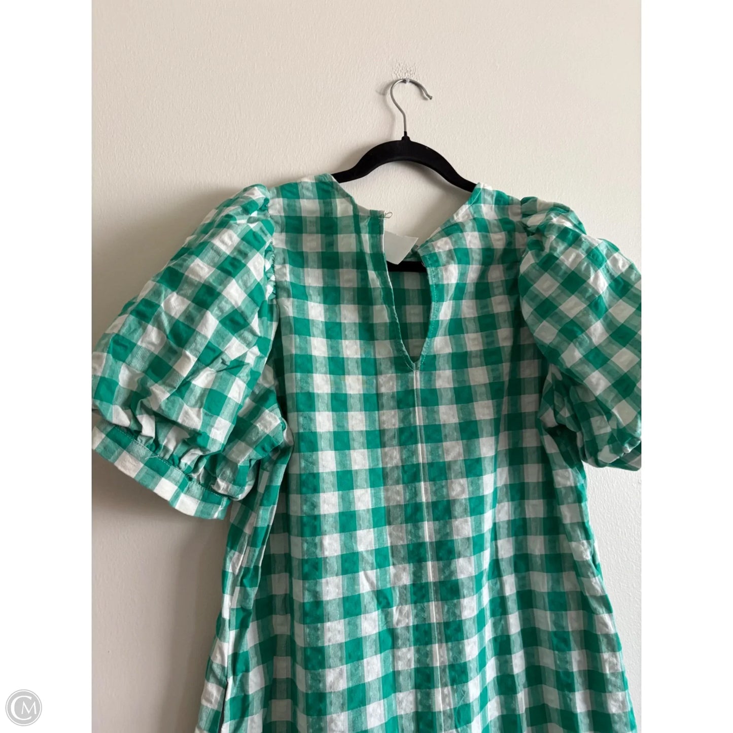 Dress Casual Midi By A New Day In Plaid Pattern, Size: M