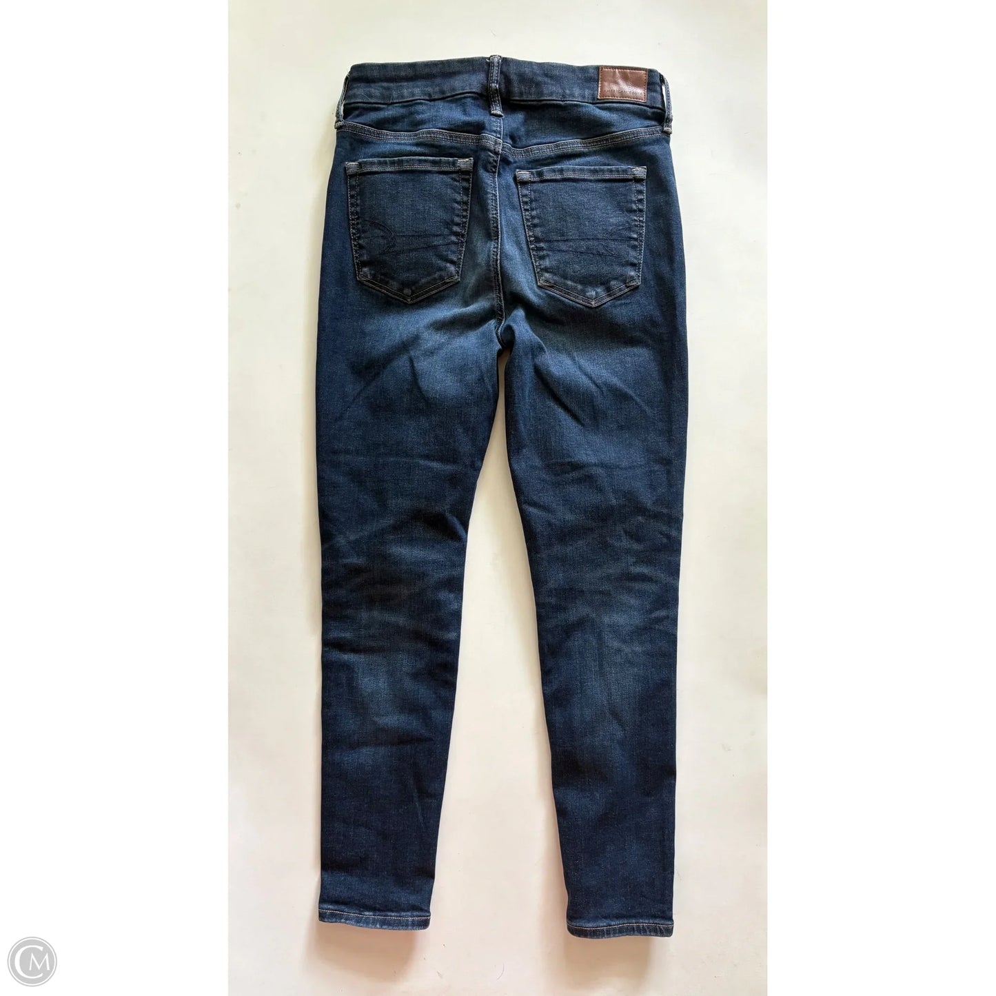 Jeans Skinny By American Eagle In Blue, Size: 6p