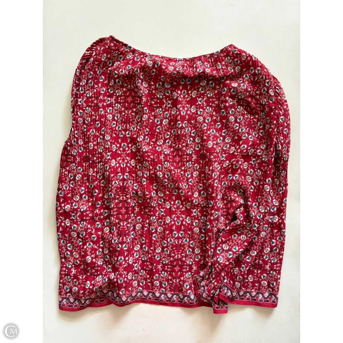 Blouse Sleeveless By Max Studio In Red, Size: S