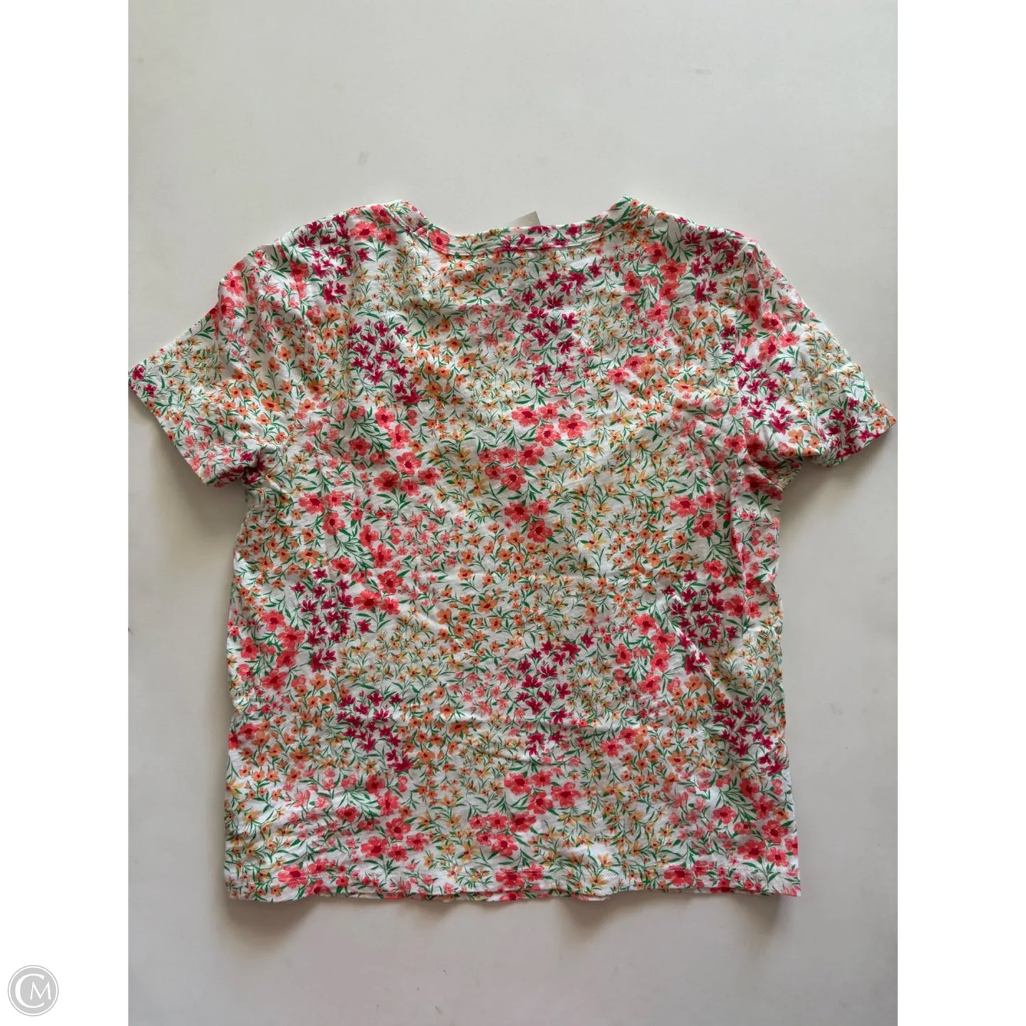 Top Short Sleeve By Old Navy In Floral Print, Size: S