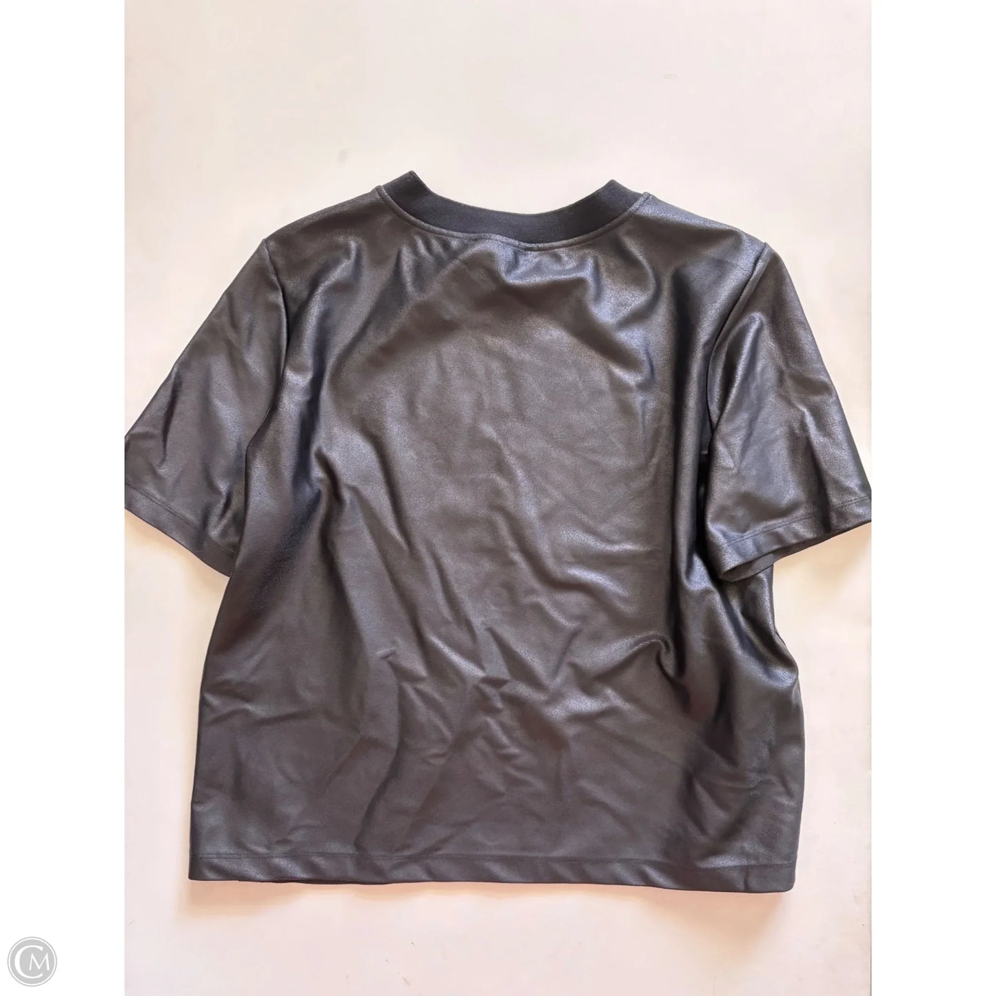Top Short Sleeve By Maison Jules In Black, Size: M