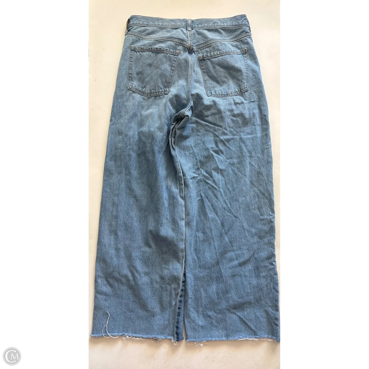 Jeans Wide Leg By Old Navy In Blue, Size: 8