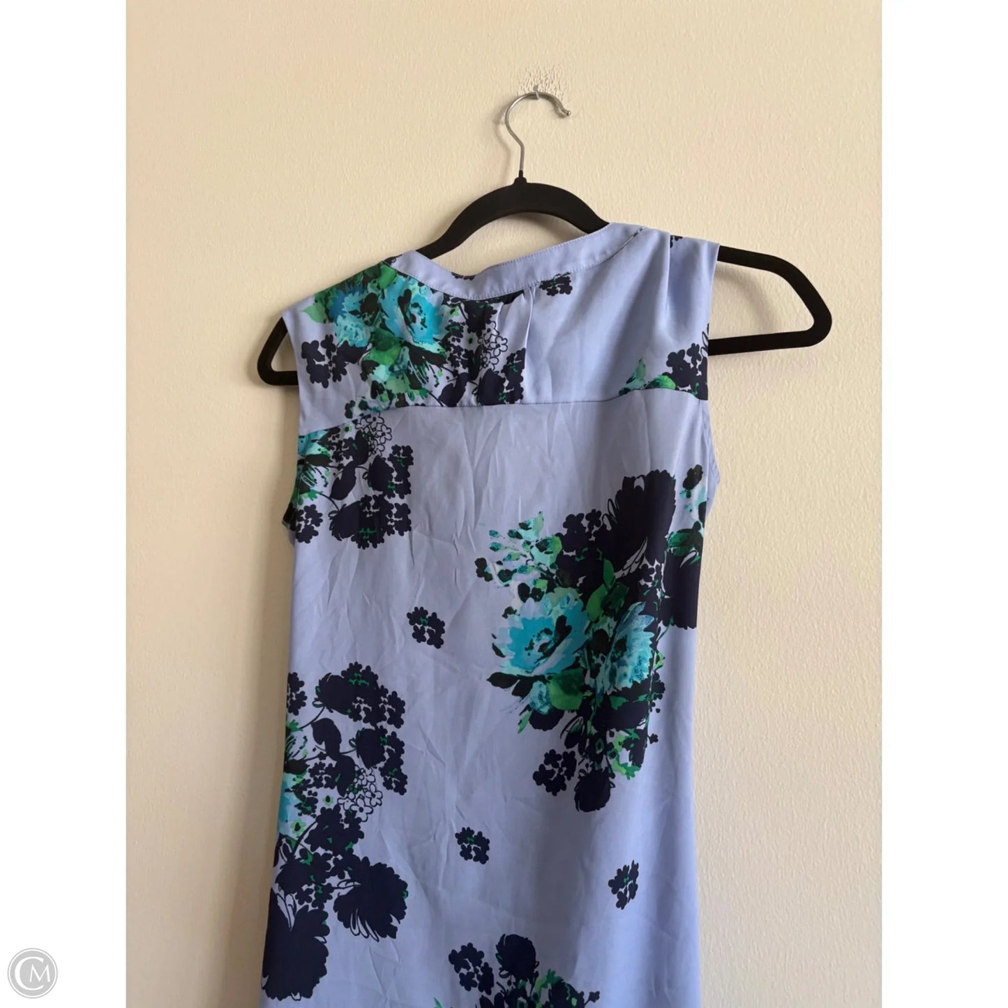 Dress Casual Midi By New York And Co In Blue, Size: Xs