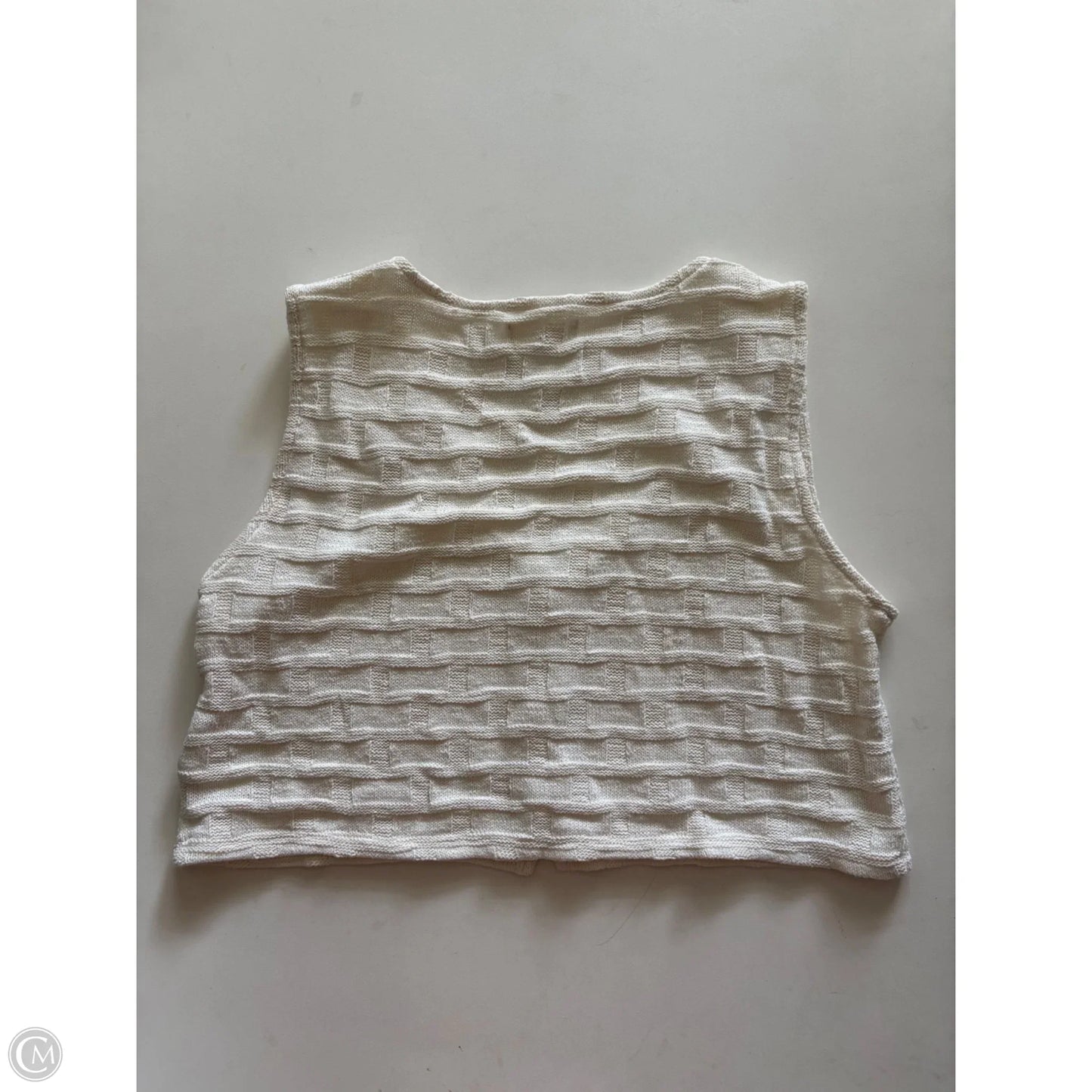 Vest Sweater By Madewell In Cream, Size: M