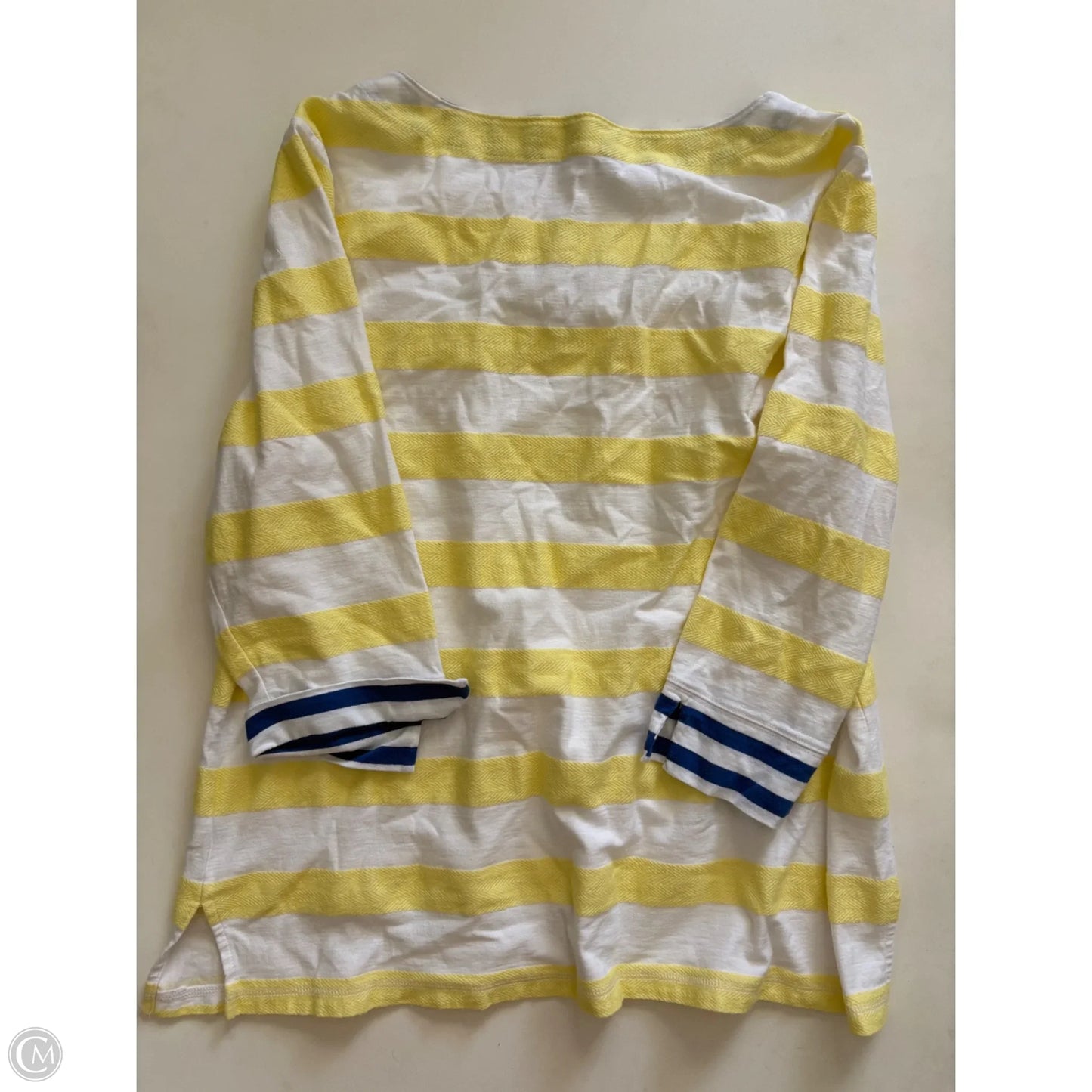 Sweatshirt Crewneck By Talbots In Striped Pattern, Size: Xl
