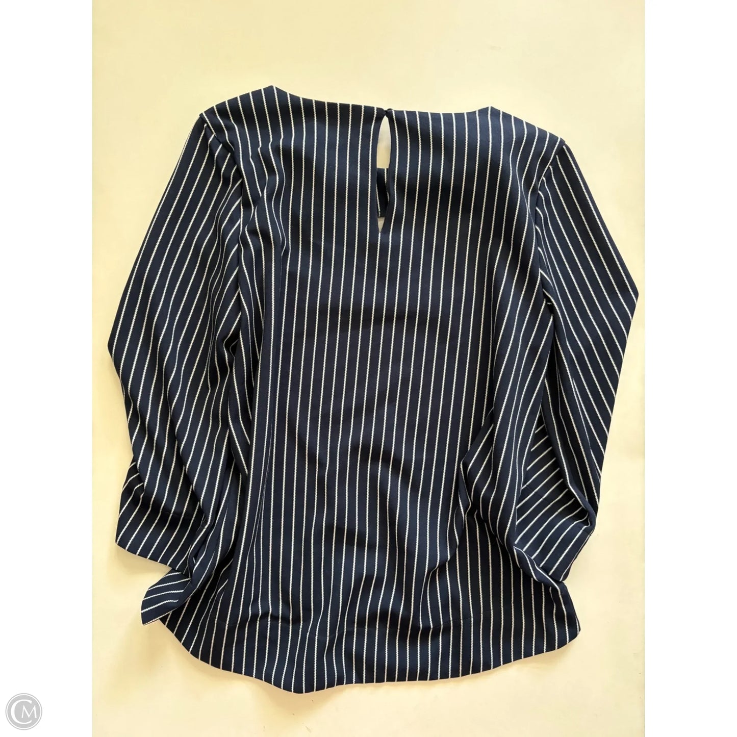 Top Long Sleeve By Melloday In Striped Pattern, Size: S