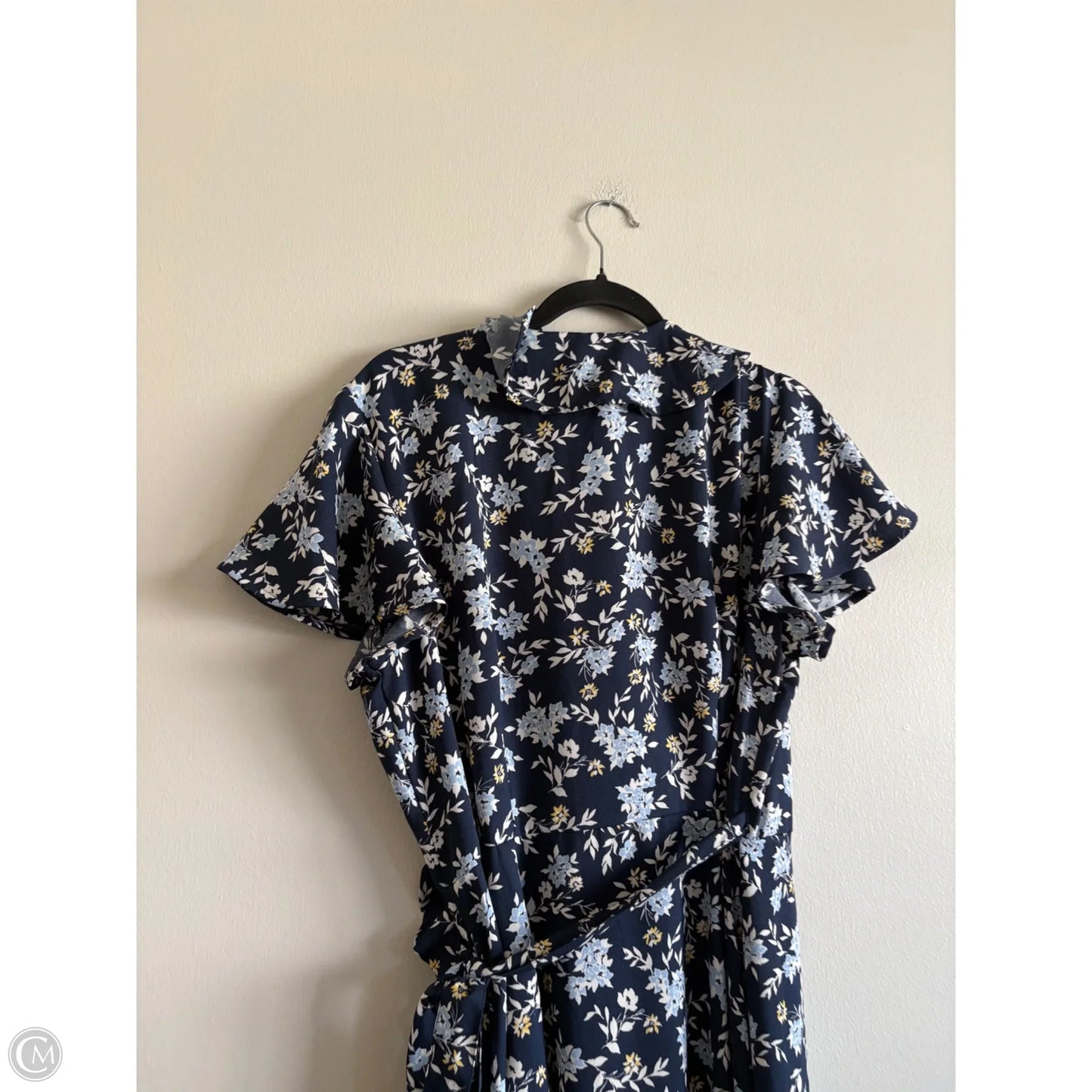 Dress Casual Maxi By Time And Tru In Floral Print, Size: 16