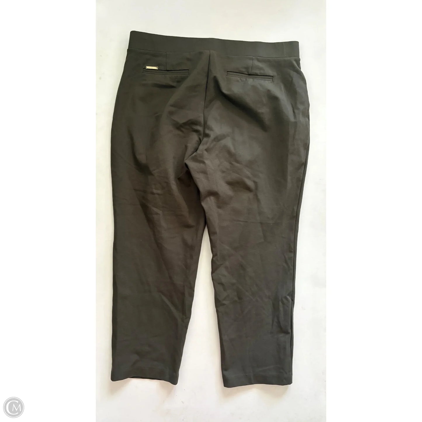 Pants Designer By Michael Kors In Green, Size: Xl