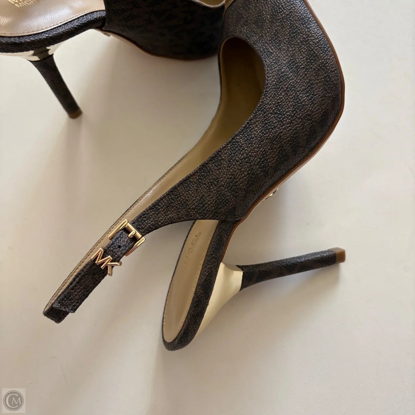 Shoes Heels Kitten By Michael By Michael Kors In Brown, Size: 7.5