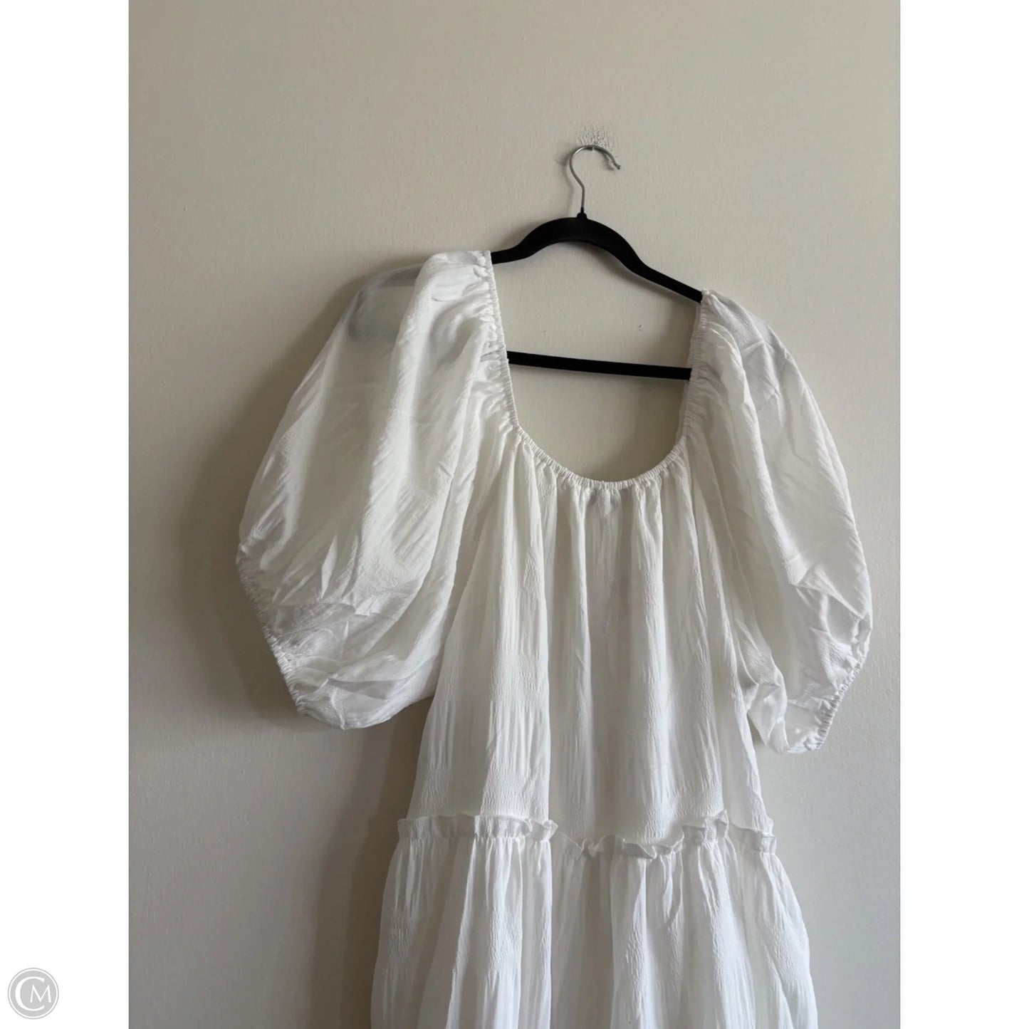 Dress Casual Maxi By Cmc In White, Size: 2x