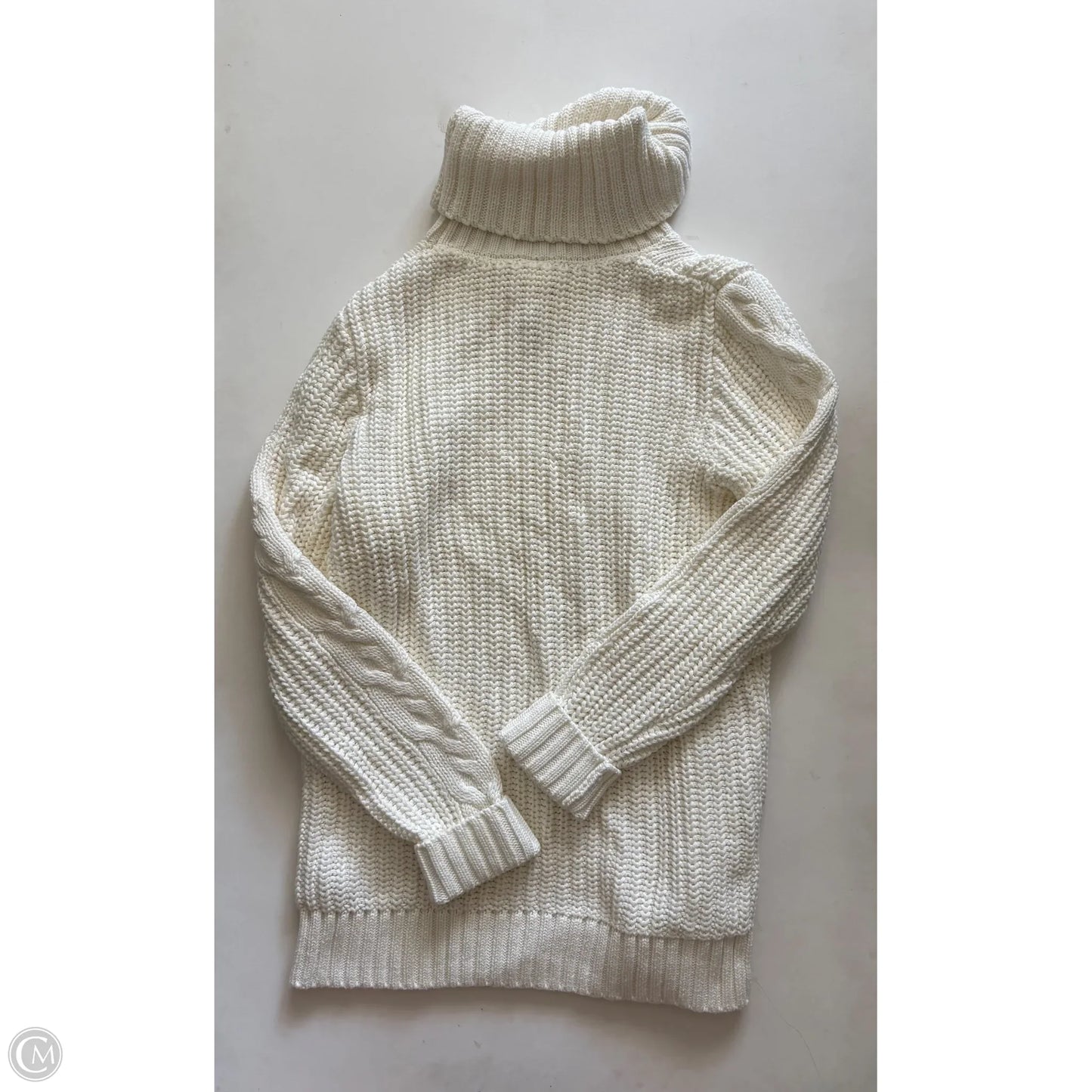Sweater By Gap In Cream, Size: S