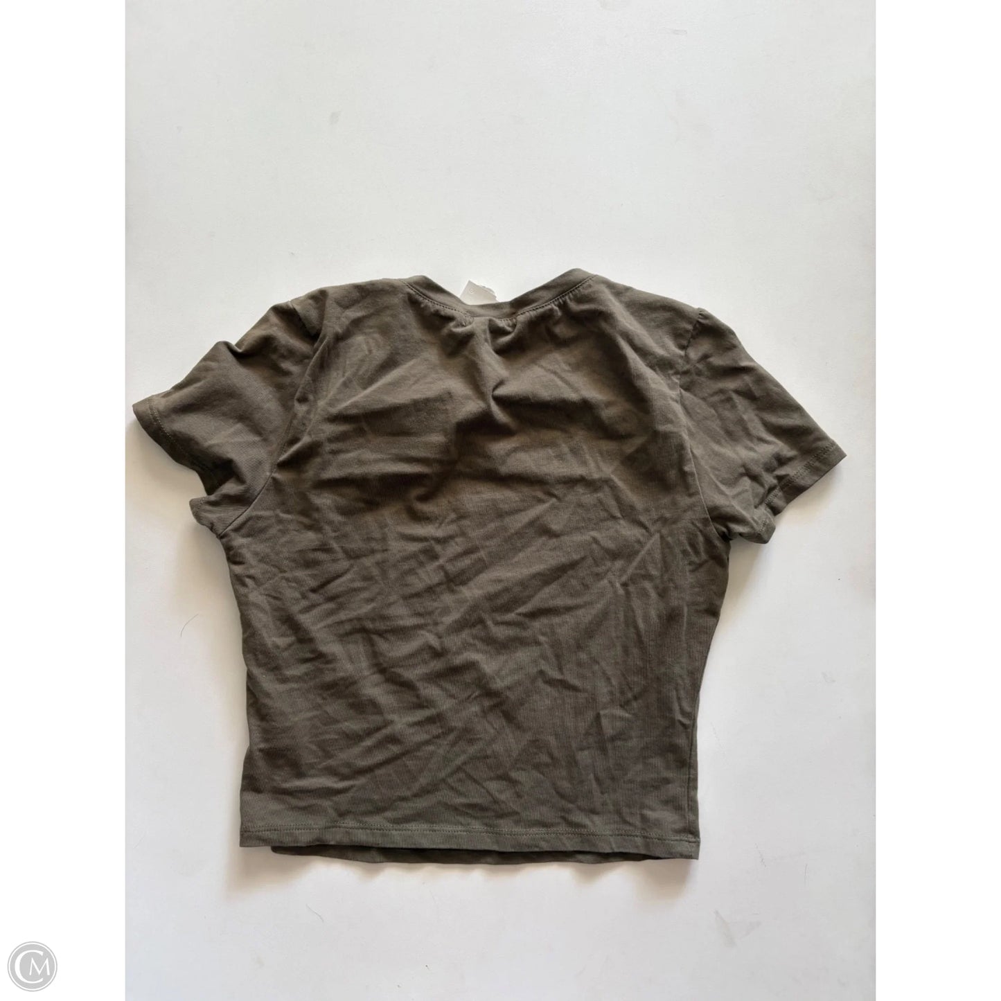 Top Short Sleeve By Active Studio In Green, Size: L
