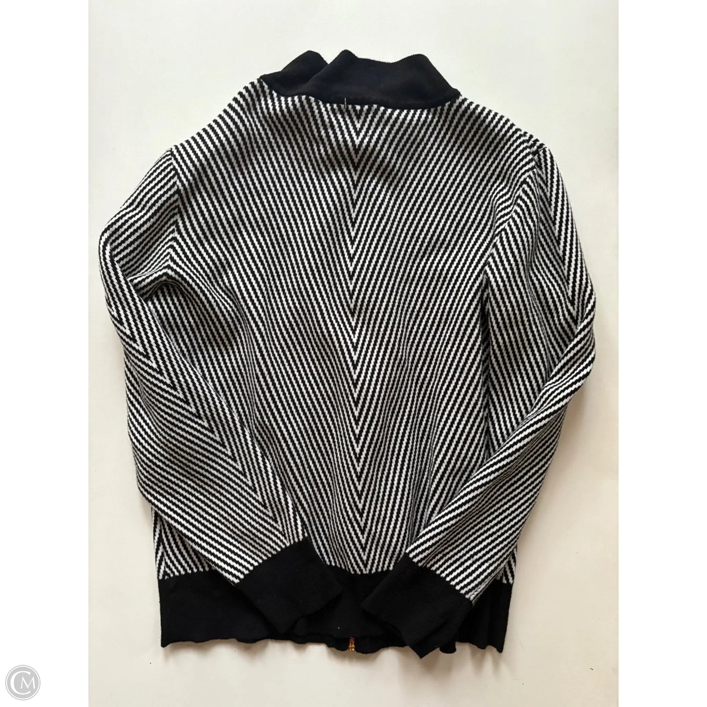 Blazer By Anne Klein In Black & White, Size: L