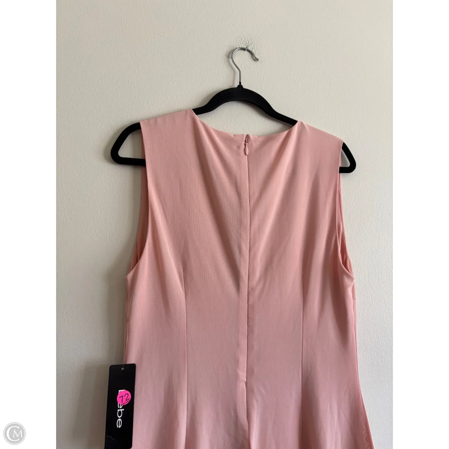 Dress Party Midi By Bebe In Pink, Size: Xl