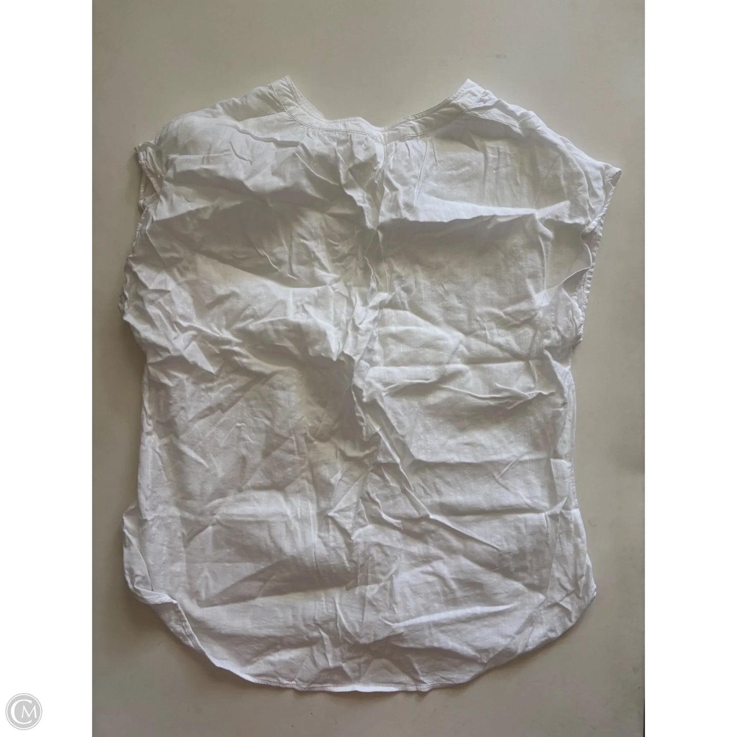 Top Short Sleeve By H&m In White, Size: S