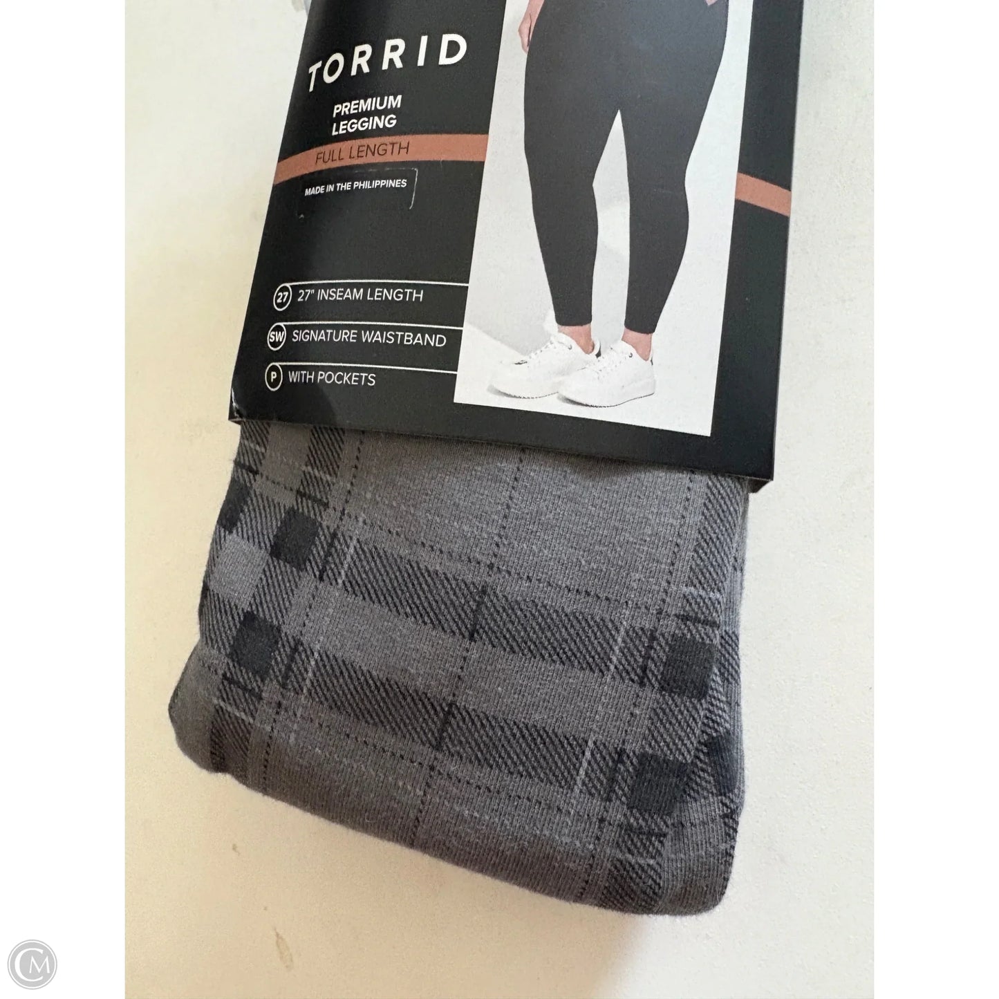 Pants Leggings By Torrid In Plaid Pattern, Size: 2x