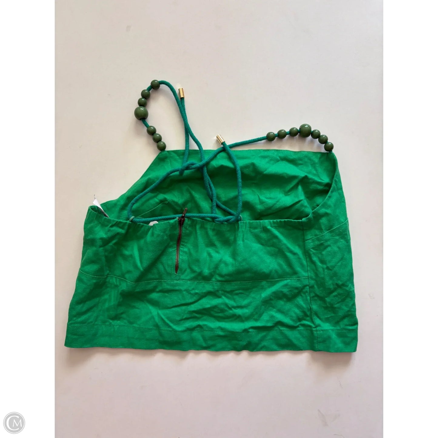 Top Sleeveless By EVIAN In Green, Size: S