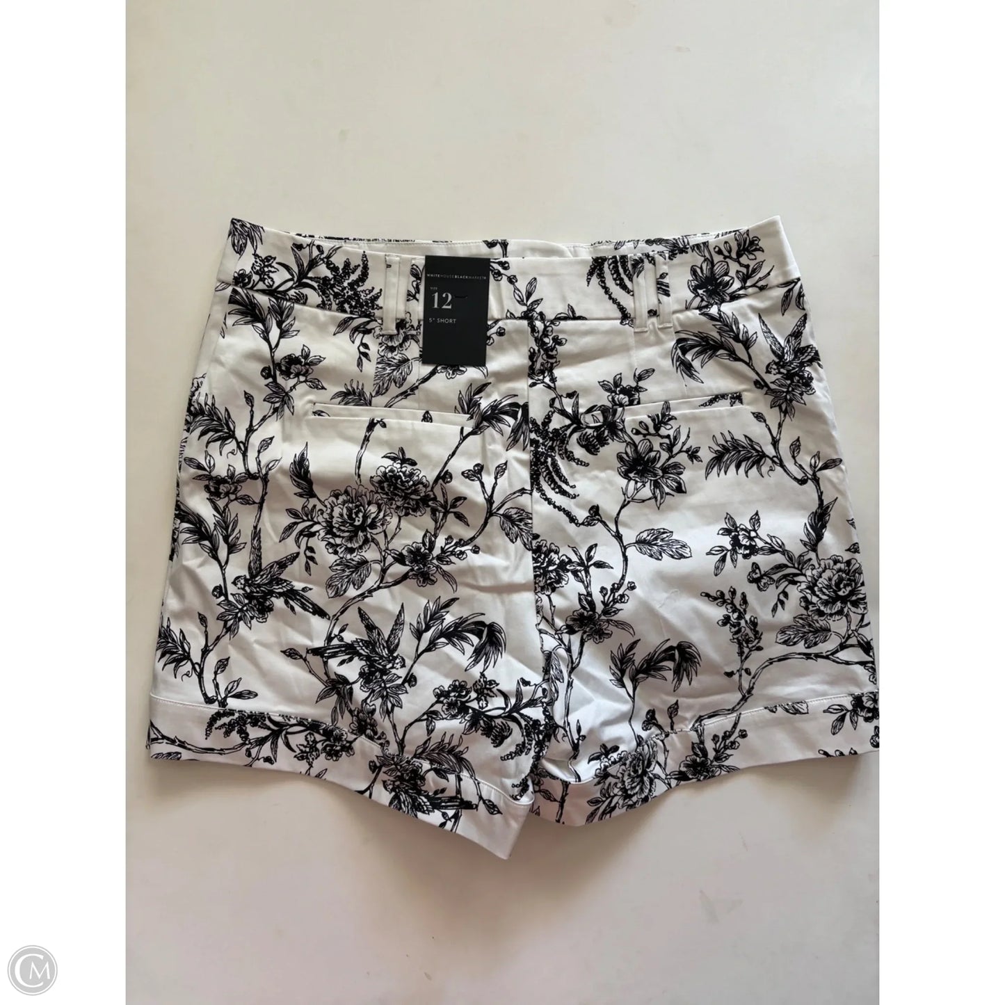 Shorts By White House Black Market In Black & White, Size: 12