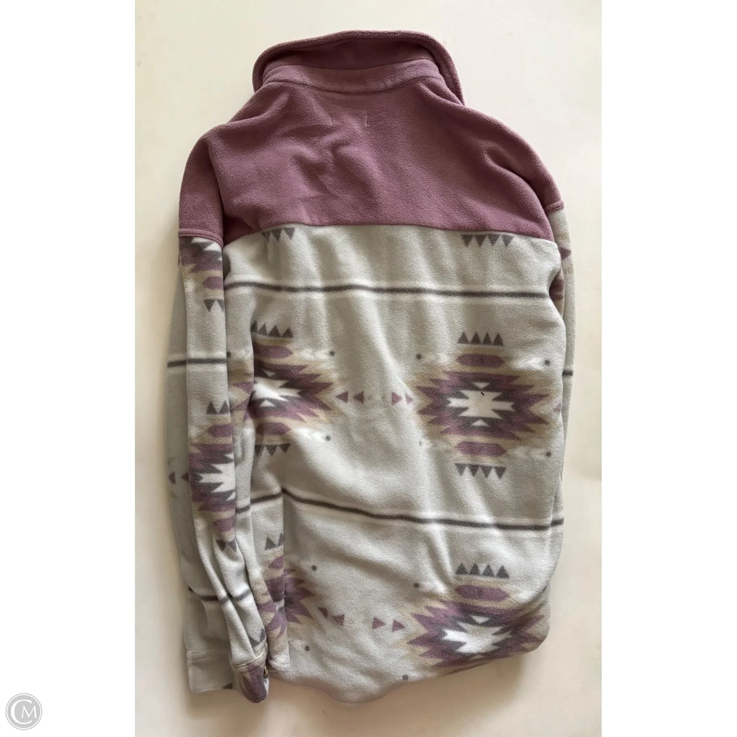 Jacket Fleece By Simply Southern In Purple, Size: Xl