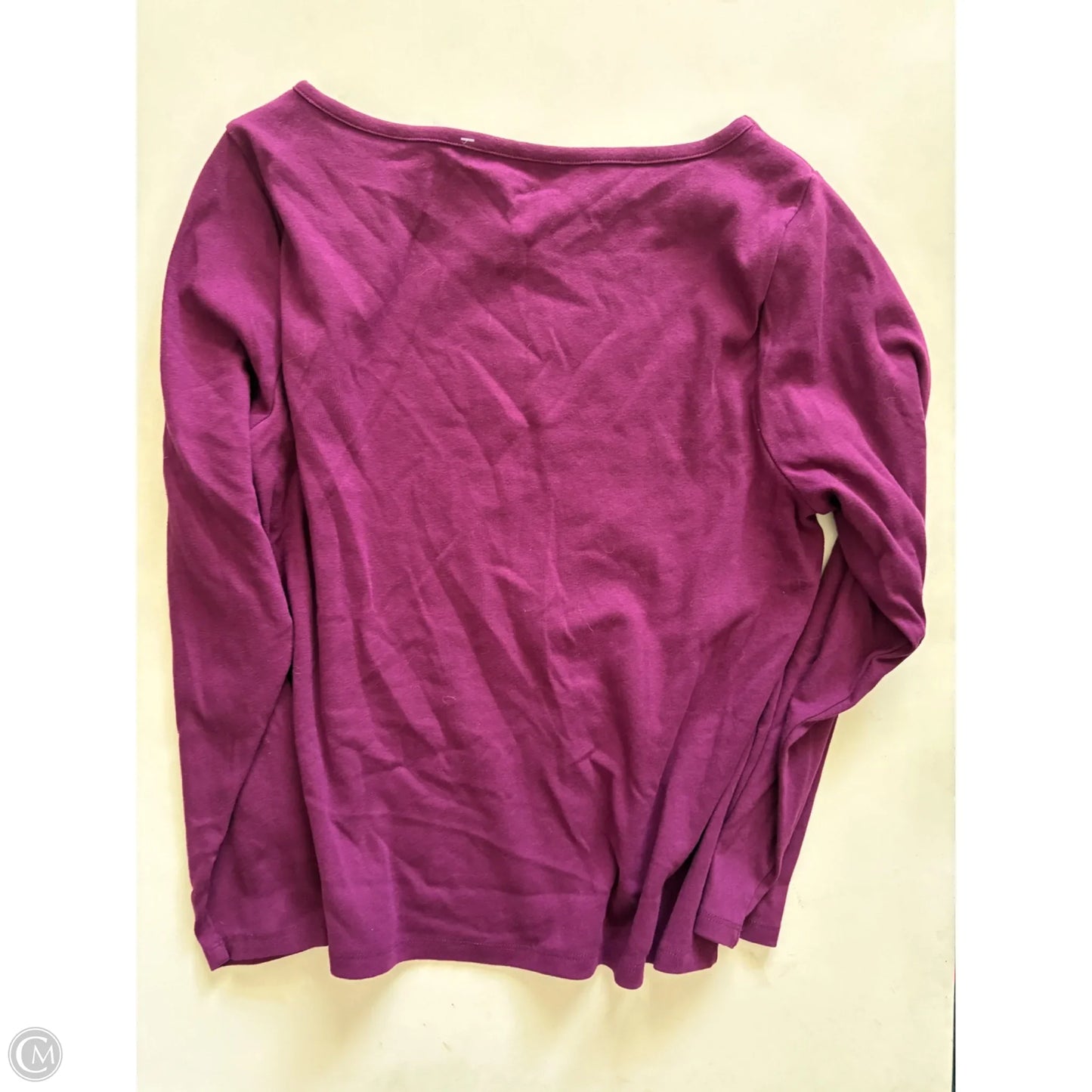 Top Long Sleeve By Old Navy In Purple, Size: Xxl