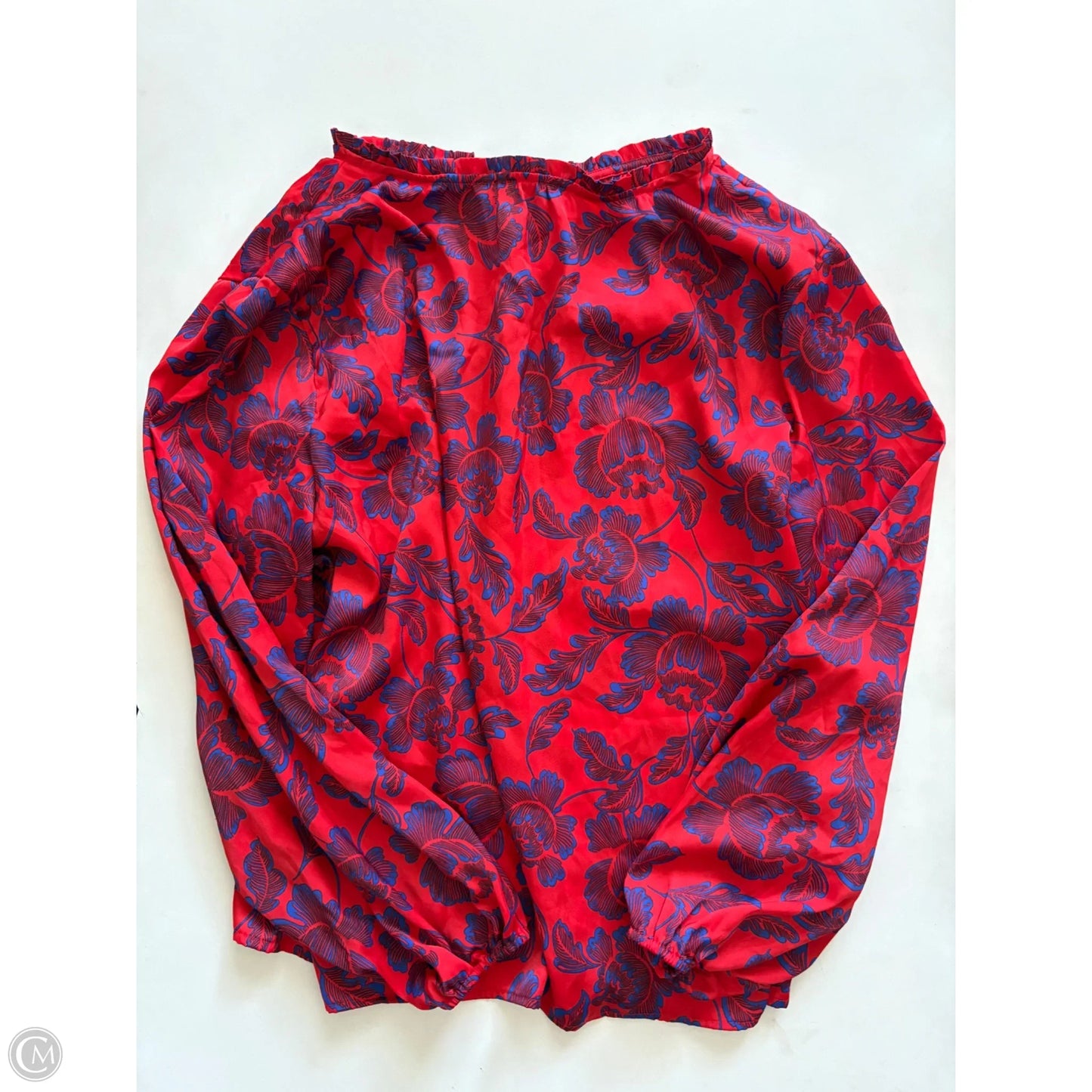 Top Long Sleeve By Chicos In Red, Size: 3x
