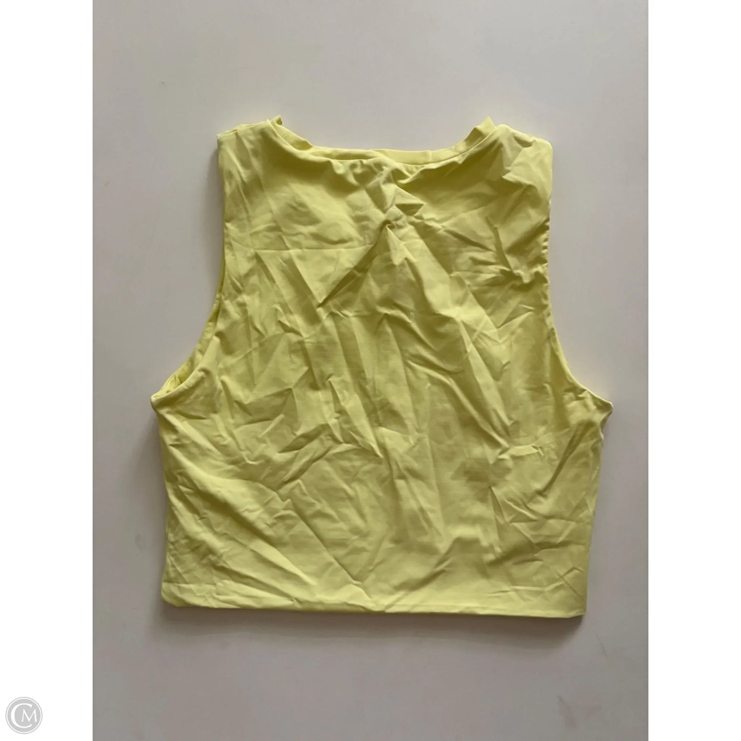 Athletic Tank Top By VITALITY BALANCE In Yellow, Size: L