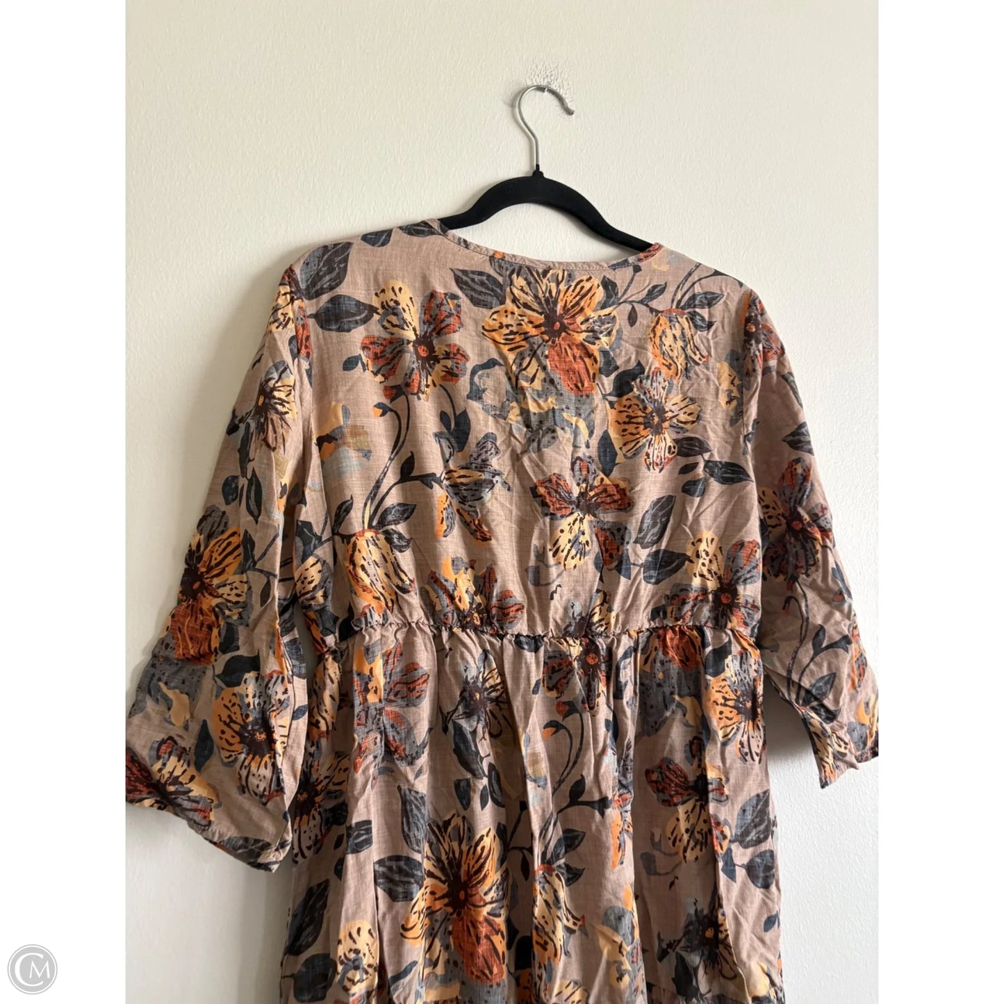 Dress Casual Short By Emery Rose In Floral Print, Size: Xl