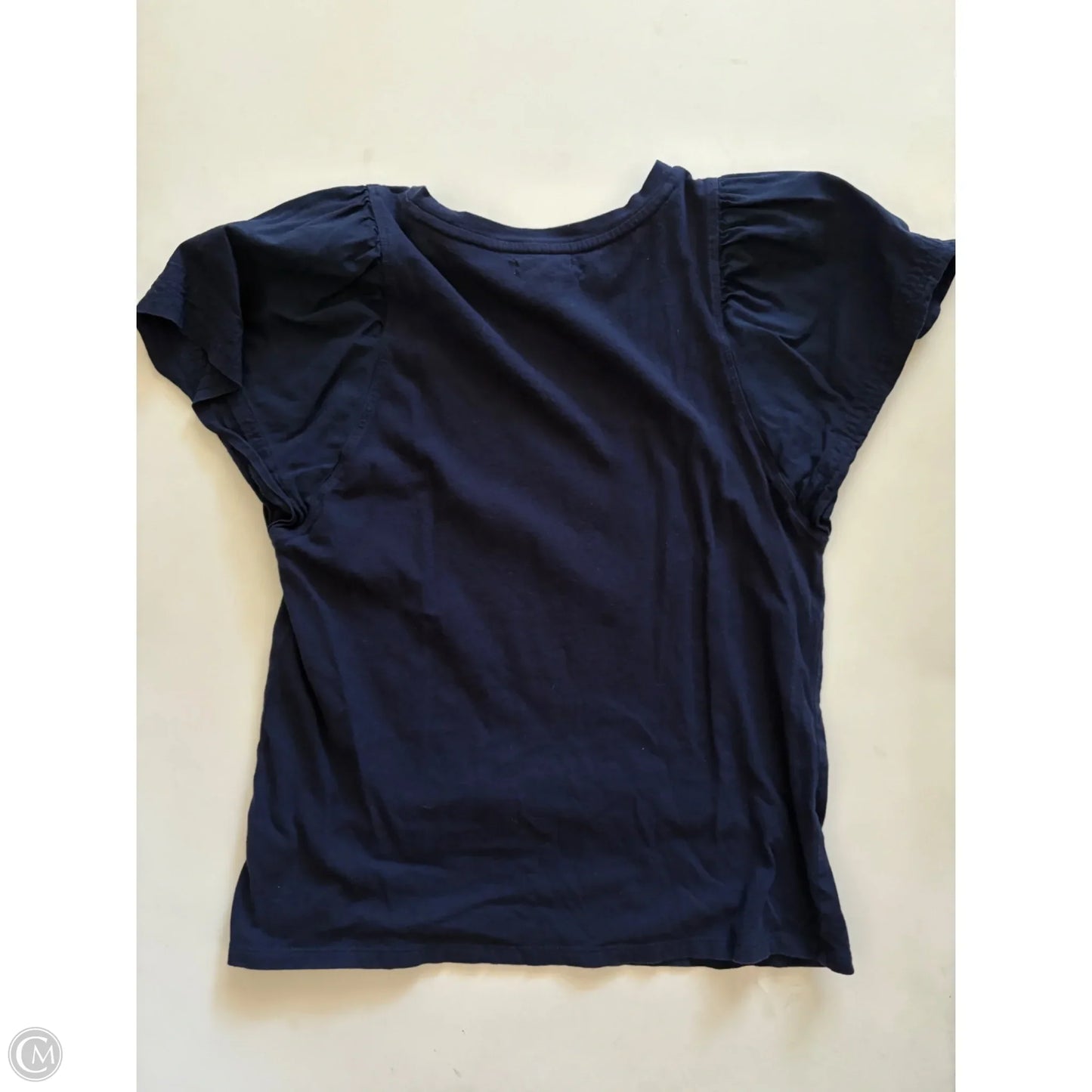 Top Short Sleeve By Maurices In Navy, Size: S