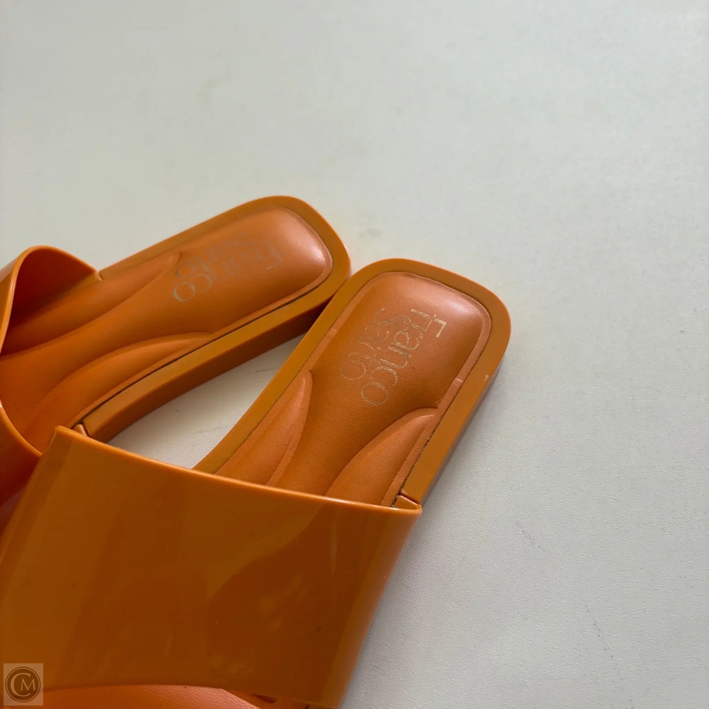 Sandals Flats By Franco Sarto In Orange, Size: 5