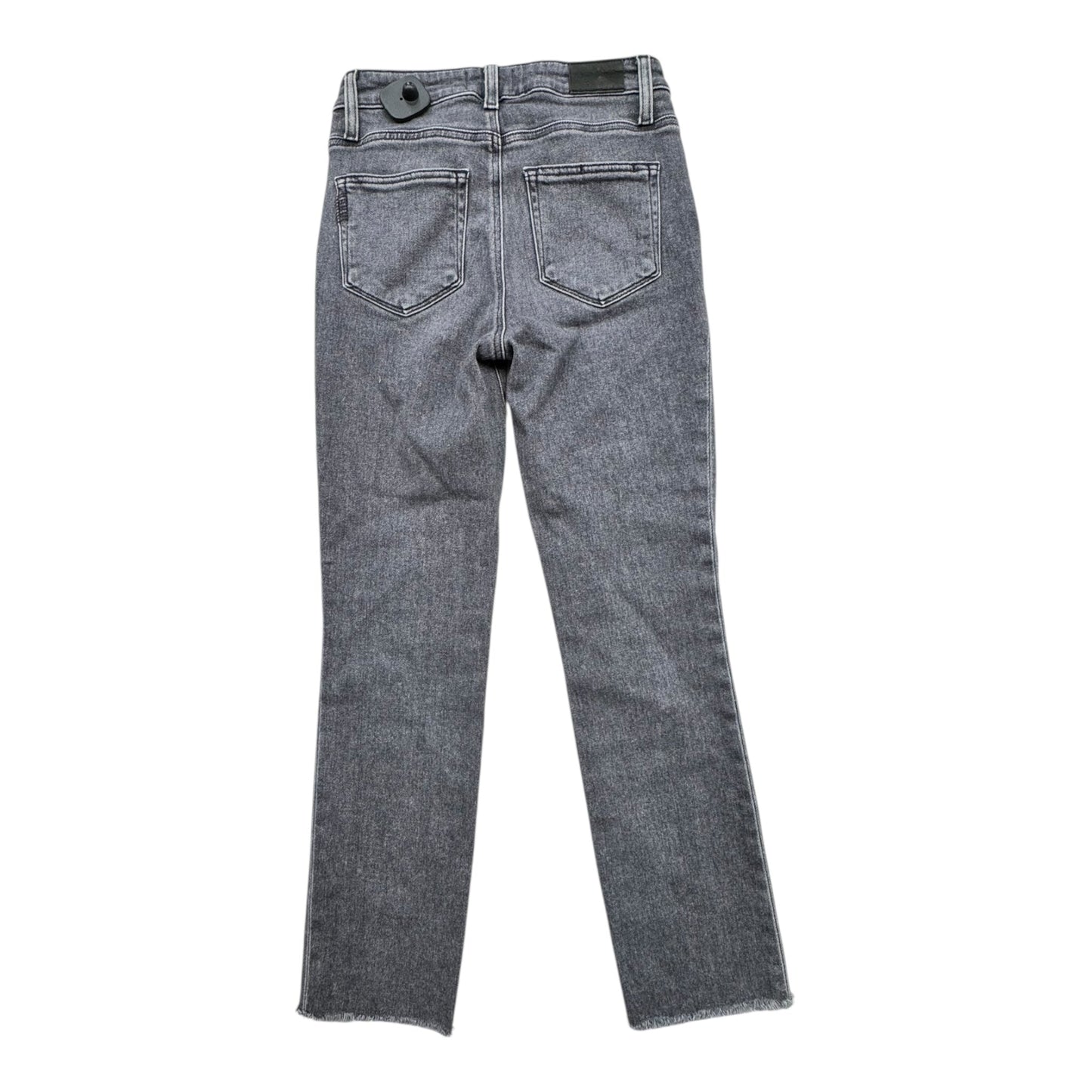 Jeans Straight By Paige In Black Denim, Size:4