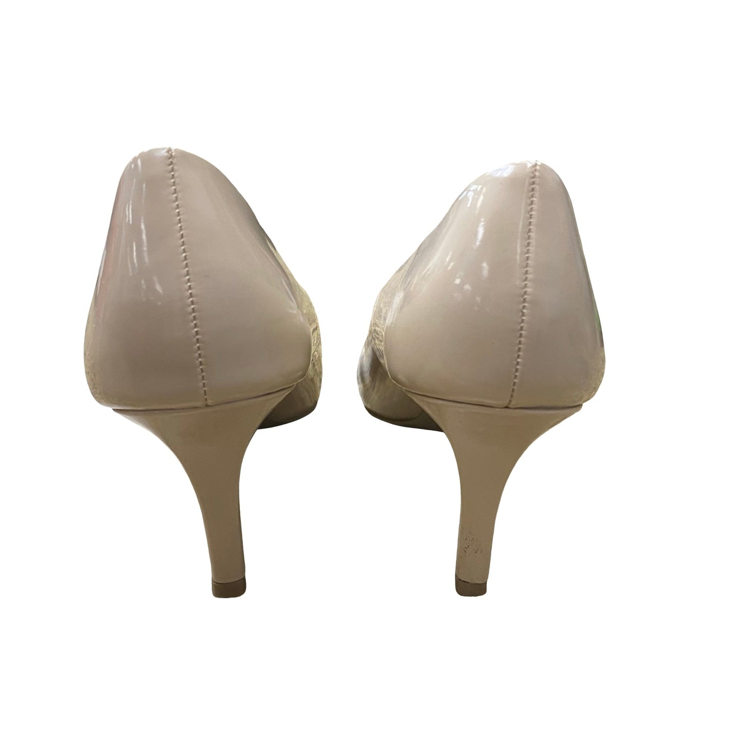 Shoes Heels Stiletto By Predictions In Beige, Size:5.5