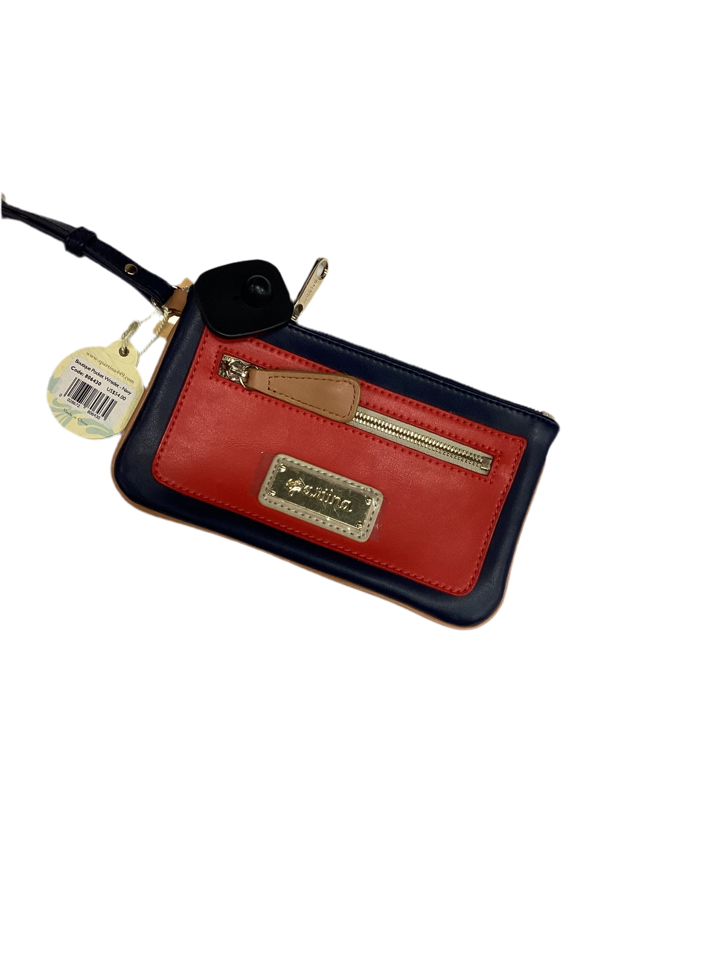 Wristlet By Spartina In Blue & Red, Size:Medium