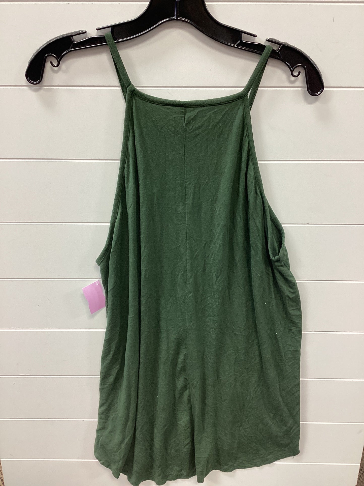 Top Sleeveless By Zenana In Green, Size:1X